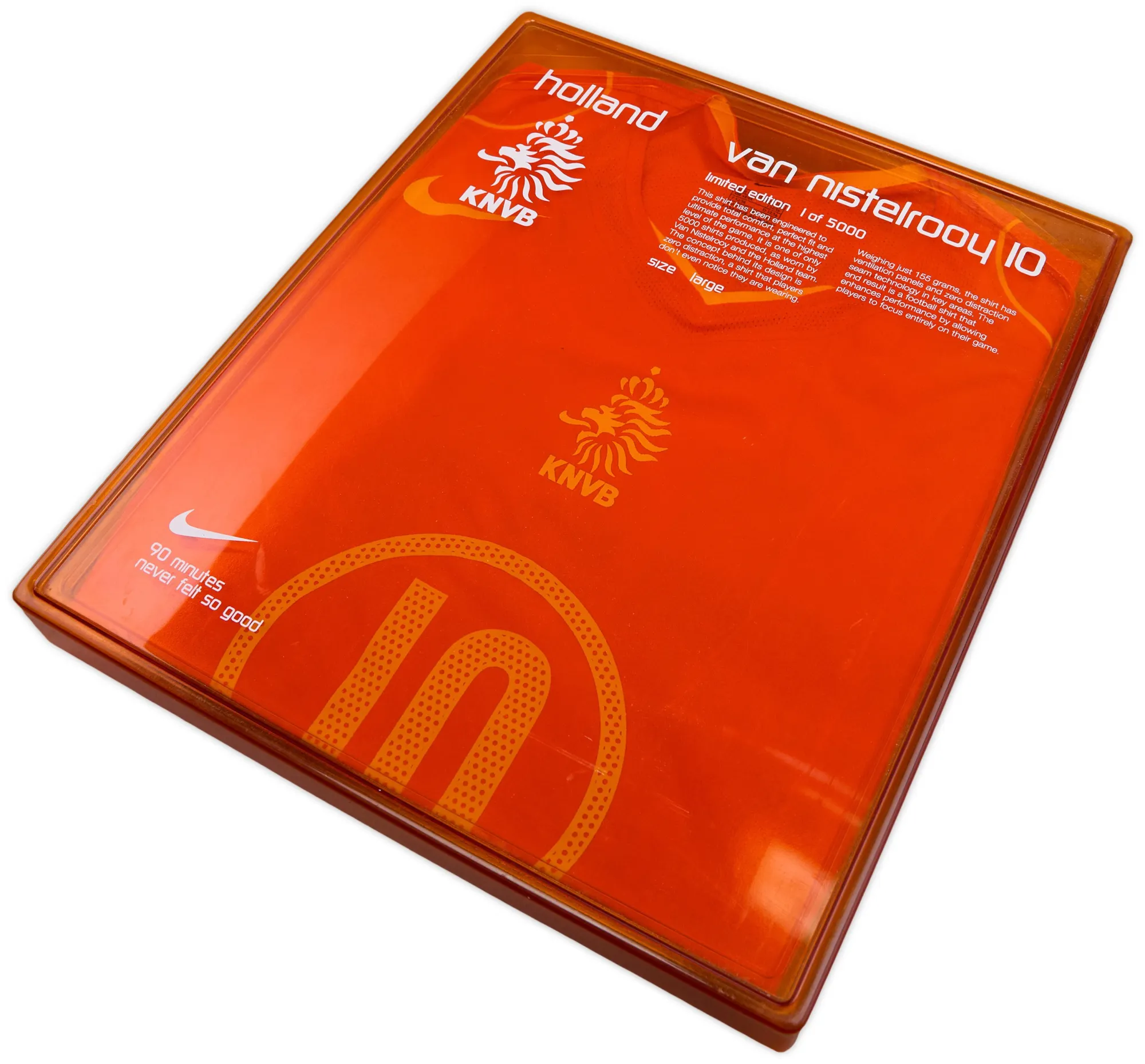 Nike Netherlands Mens SS Player Issue Home Shirt 2004