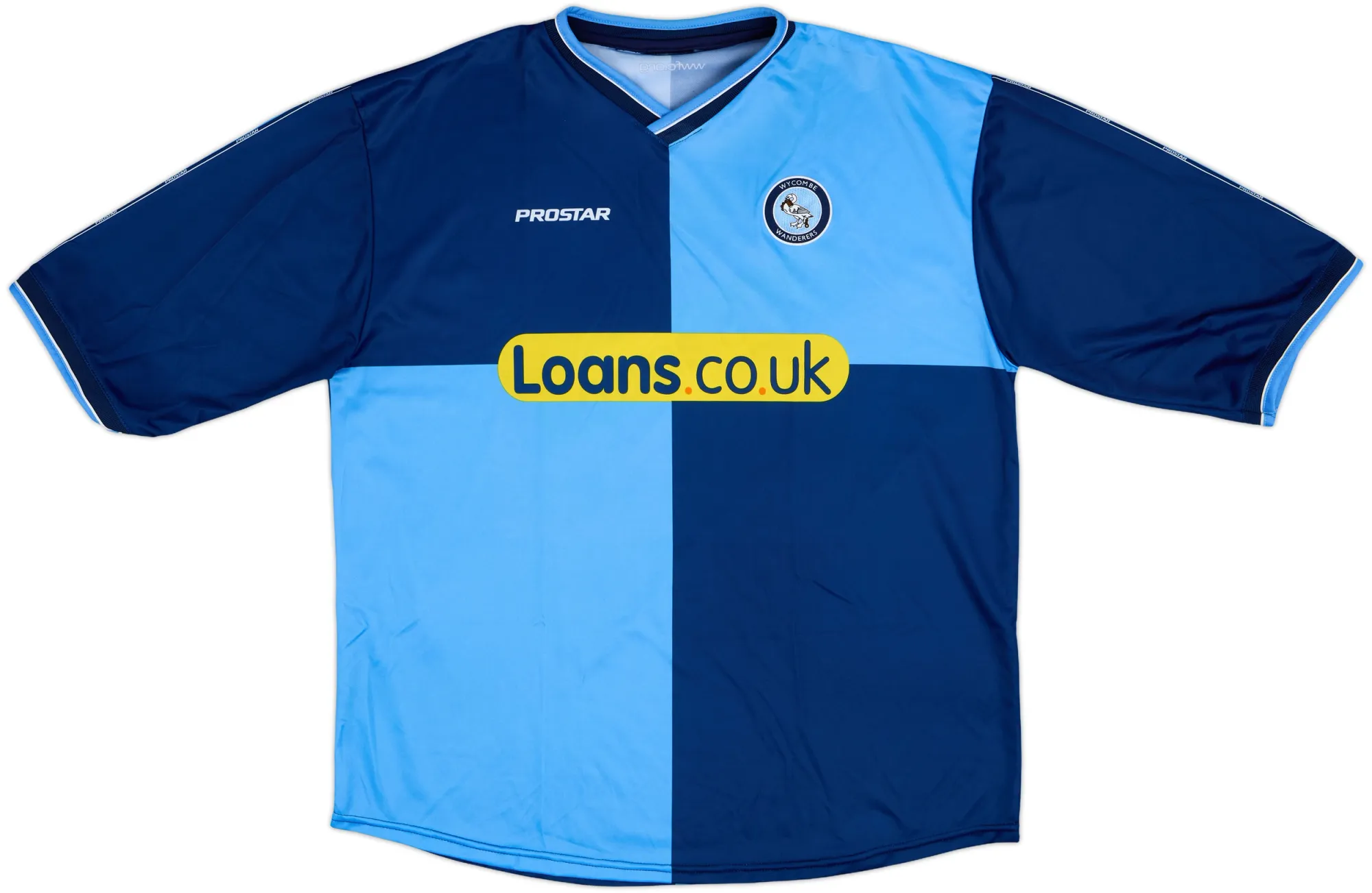 Home Wycombe Wanderers Mens SS Home Shirt 2004/05