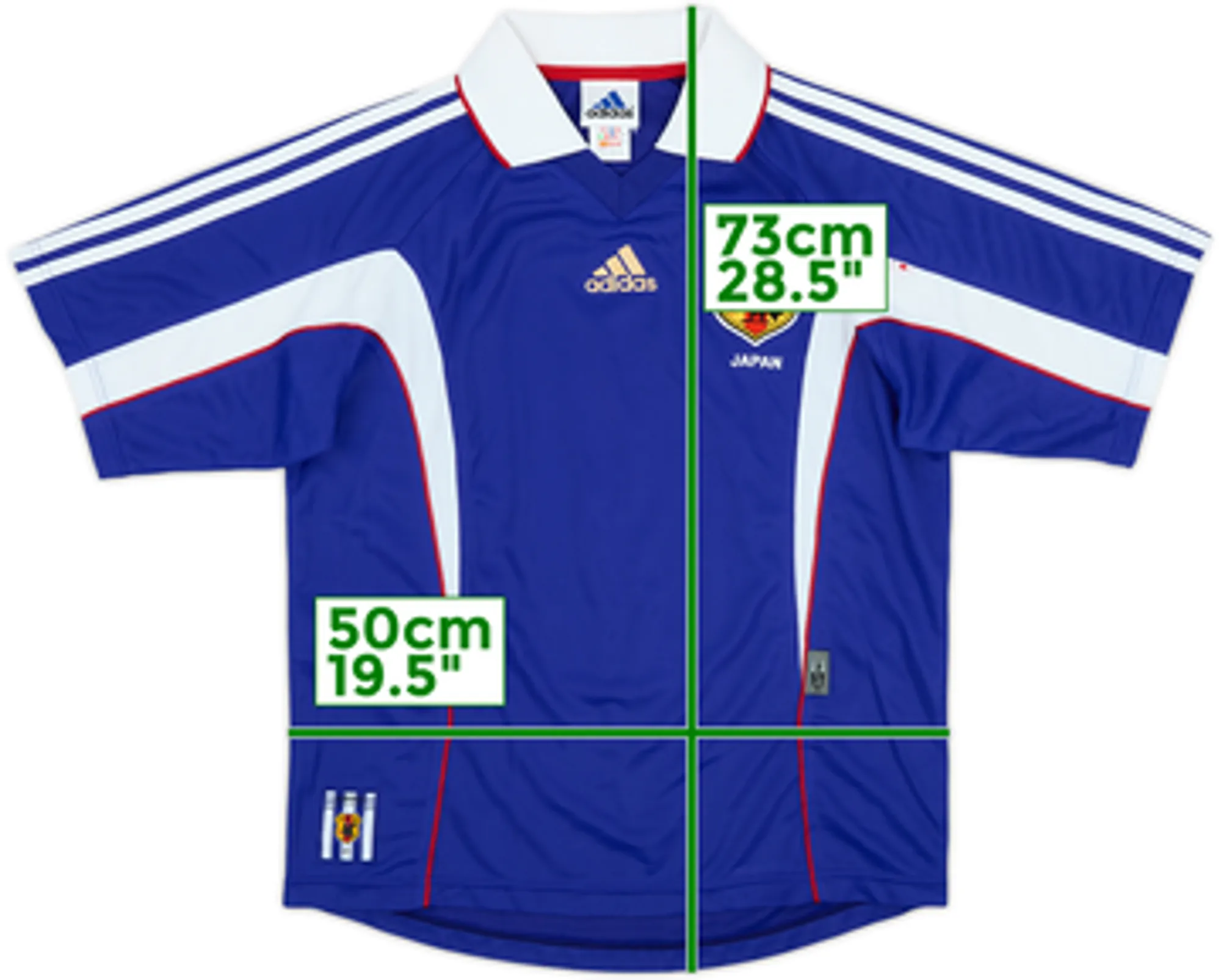 adidas Japan Mens SS Home Shirt 1999