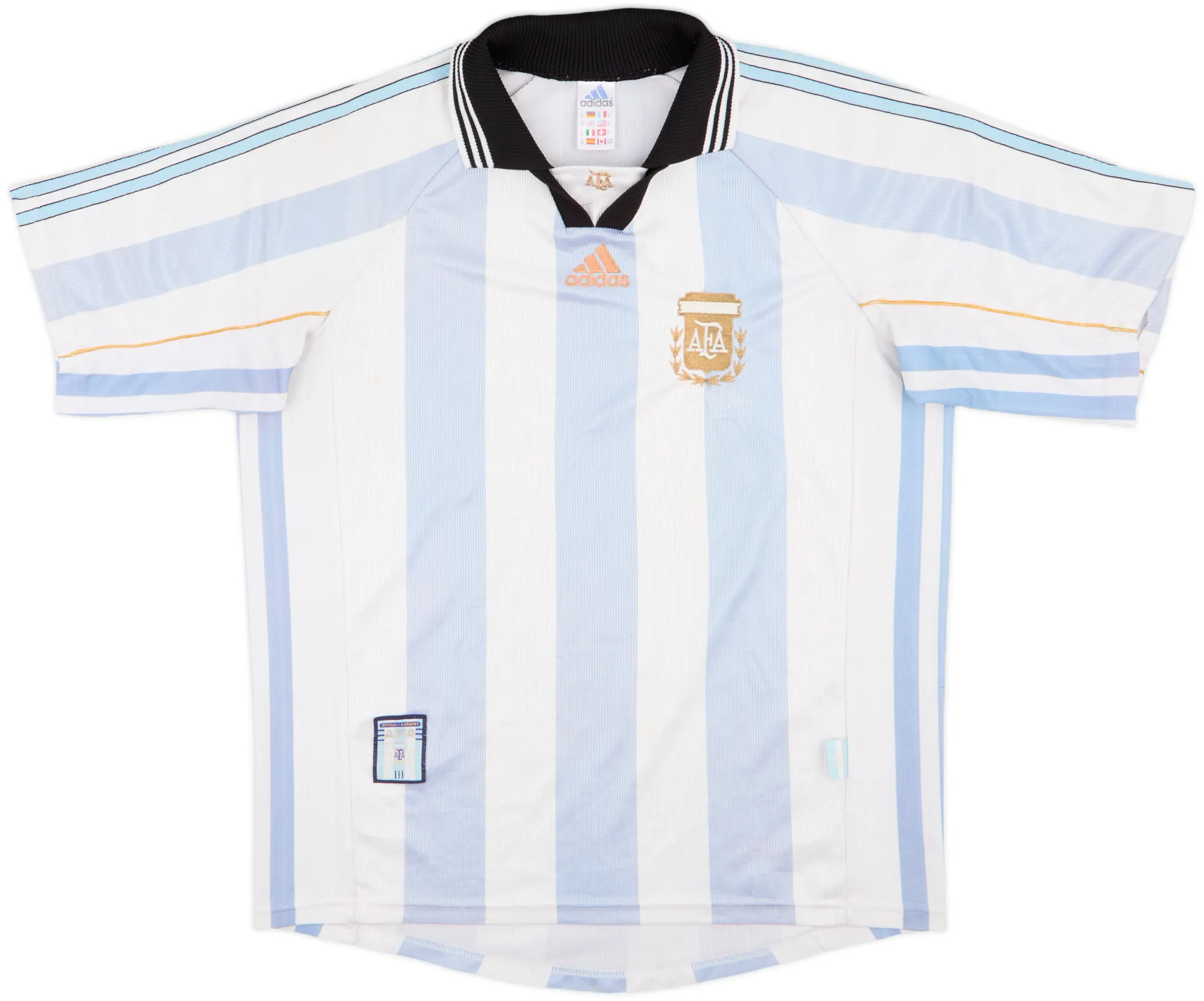 adidas Argentina Mens SS Home Shirt 1998