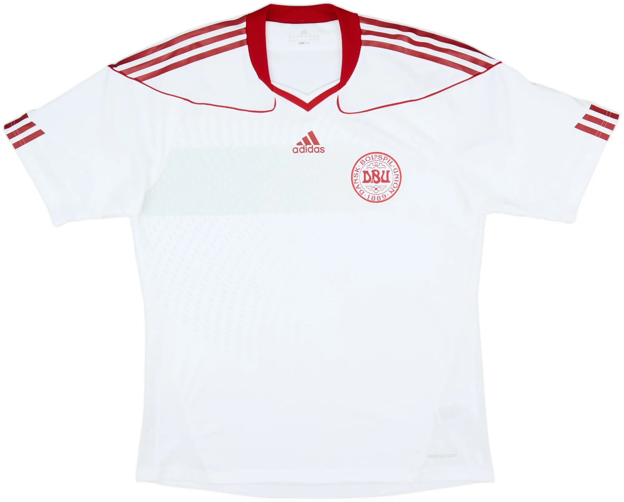 adidas Denmark Mens SS Away Shirt 2010