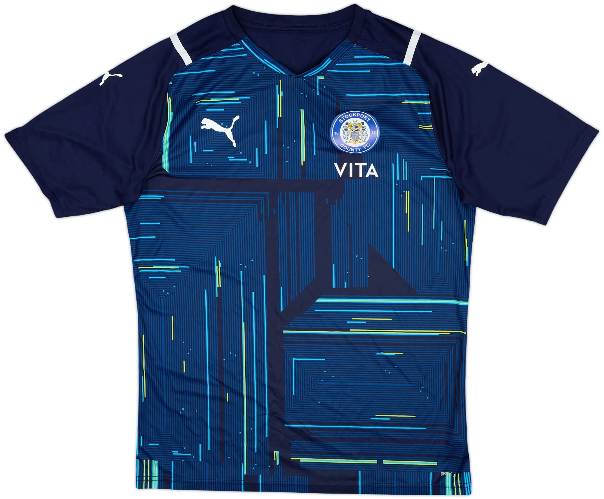 Puma Stockport County FC Mens SS Home Shirt 2022/23