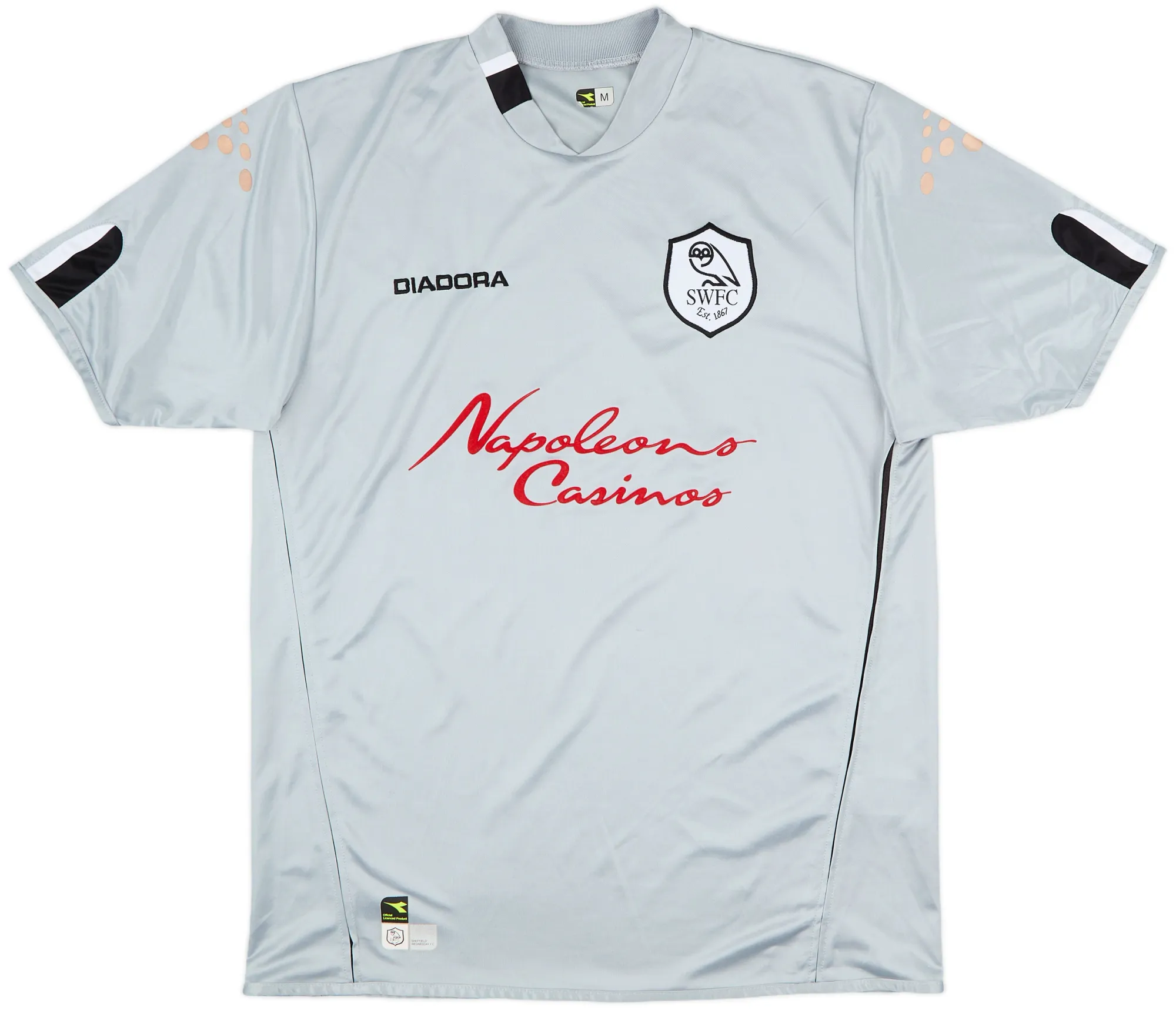 Diadora Sheffield Wednesday Mens SS Away Shirt 2004/05