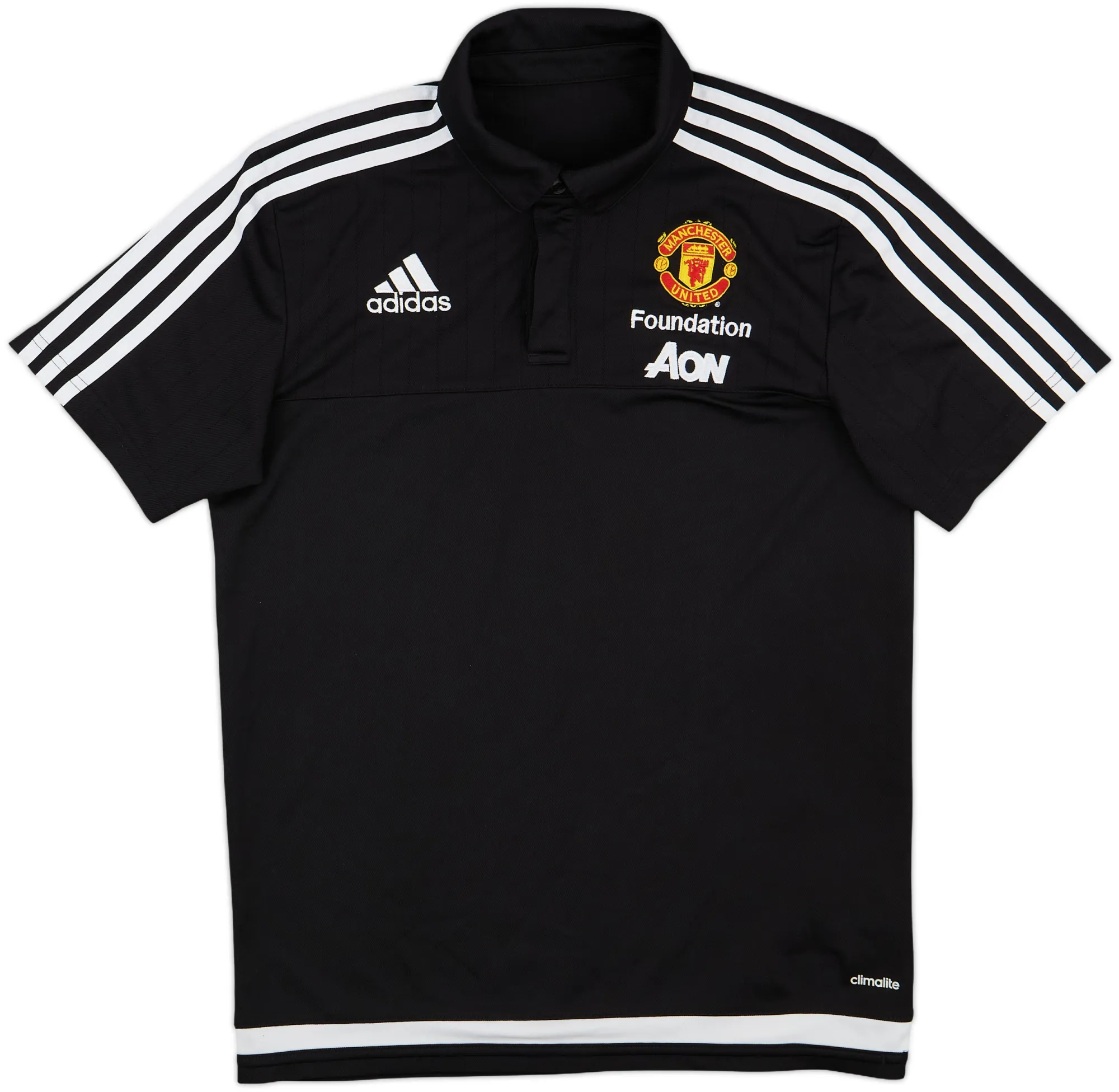 2016-17 Manchester United Foundation adidas Polo Shirt - 8/10 - (S)