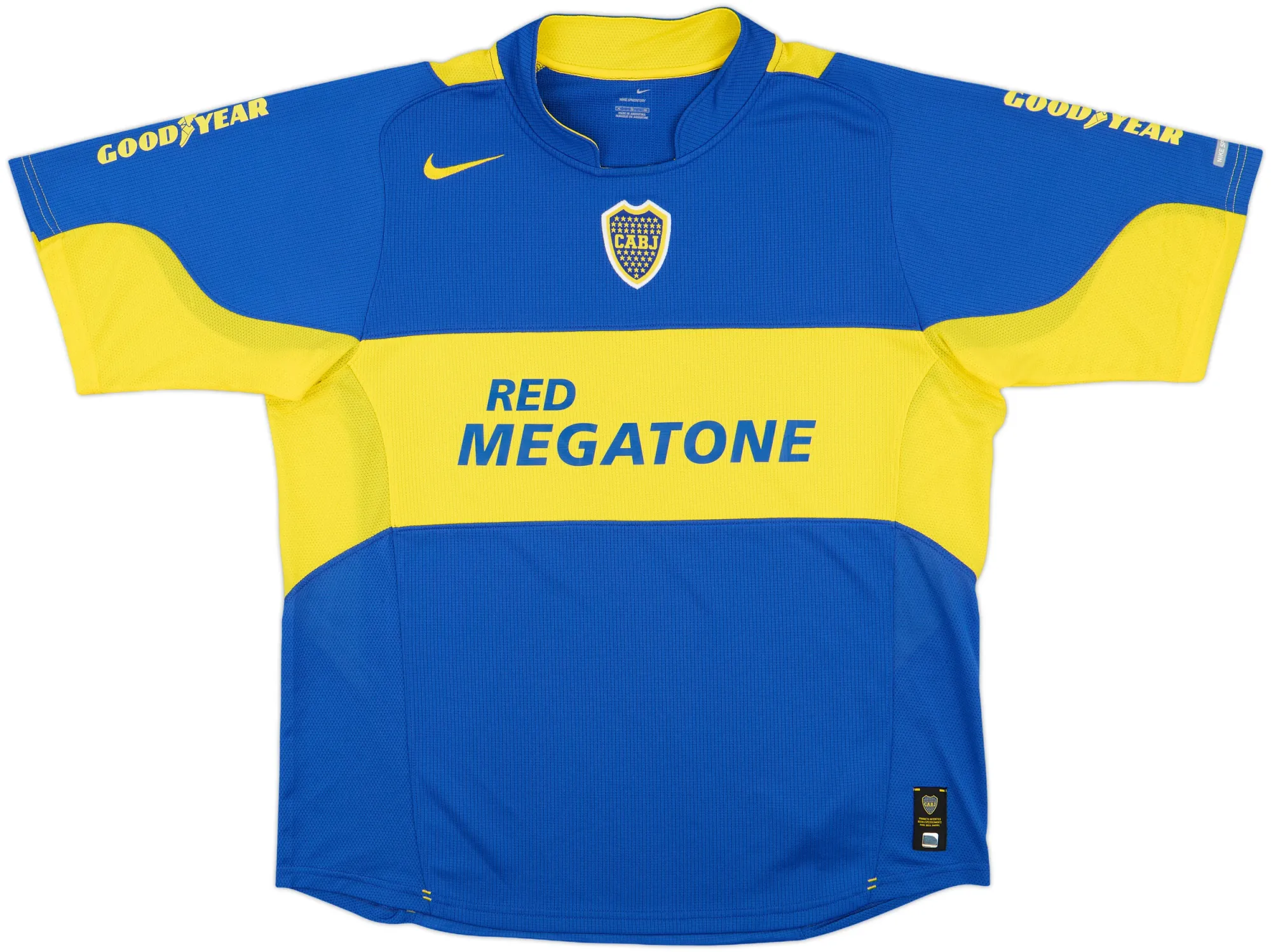 Nike Boca Juniors Mens SS Home Shirt 2005/06