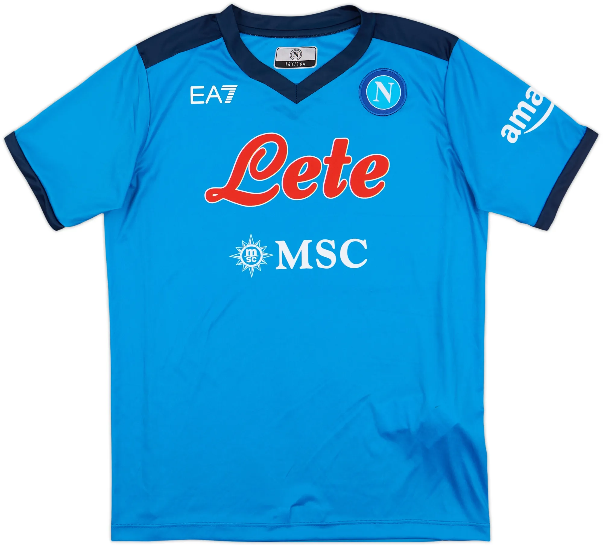 Home Napoli Boys SS Home Shirt 2021/22