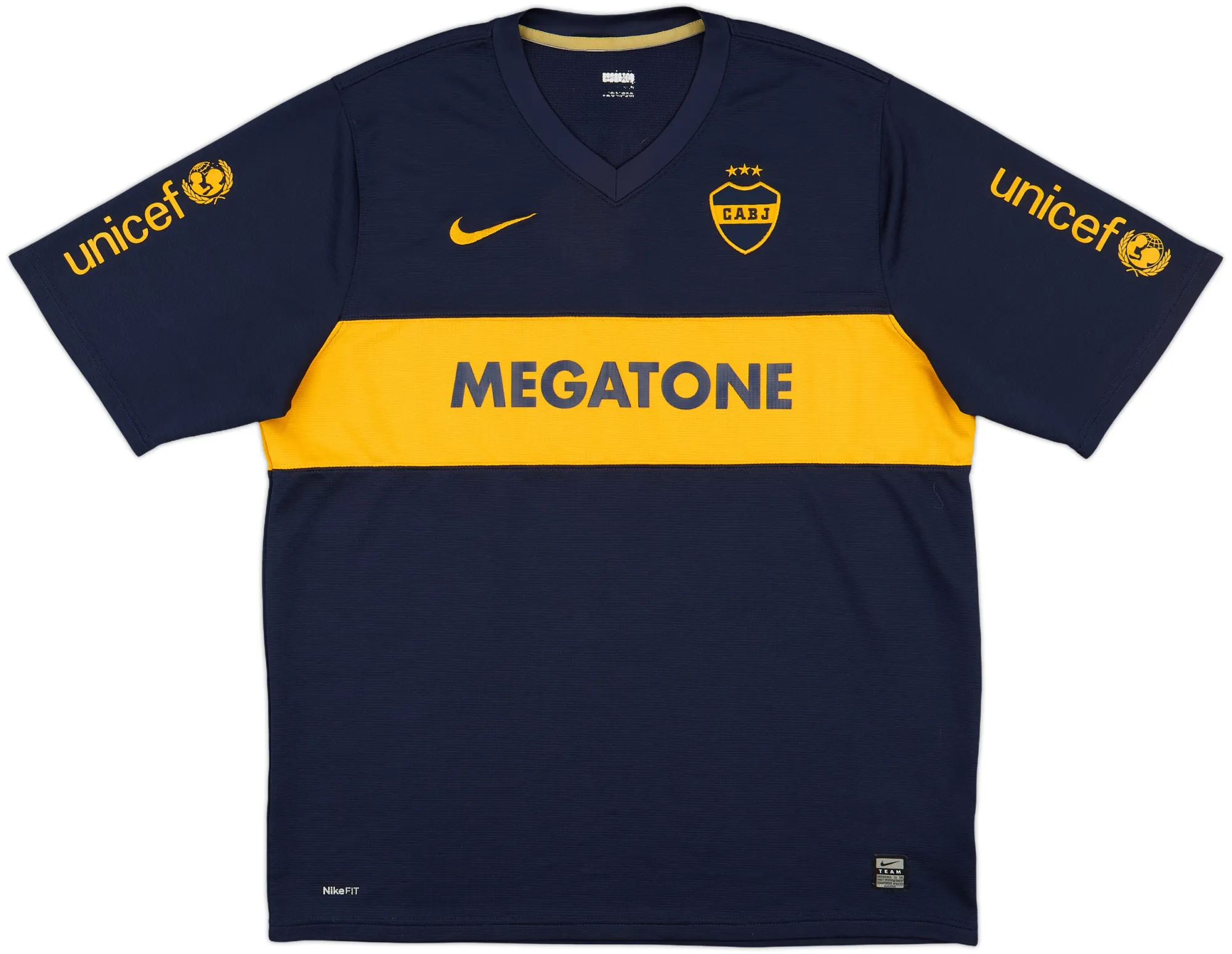 Nike Boca Juniors Mens SS Home Shirt 2008/09