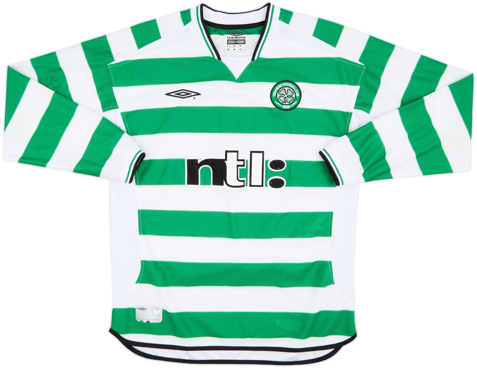 Umbro Celtic Mens LS Home Shirt 2001/03