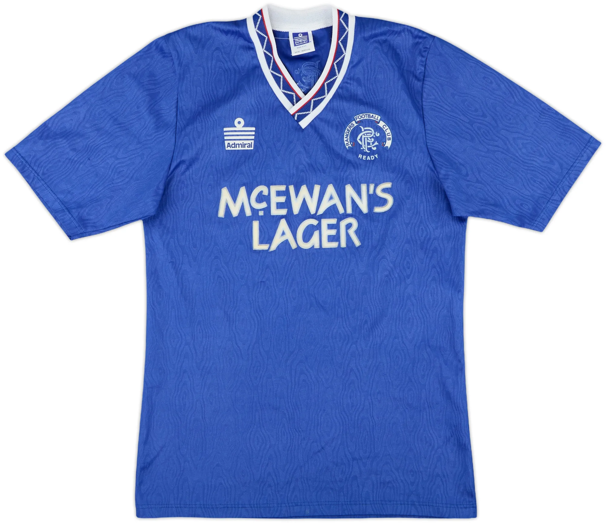 Admiral Rangers Mens SS Home Shirt 1990/92