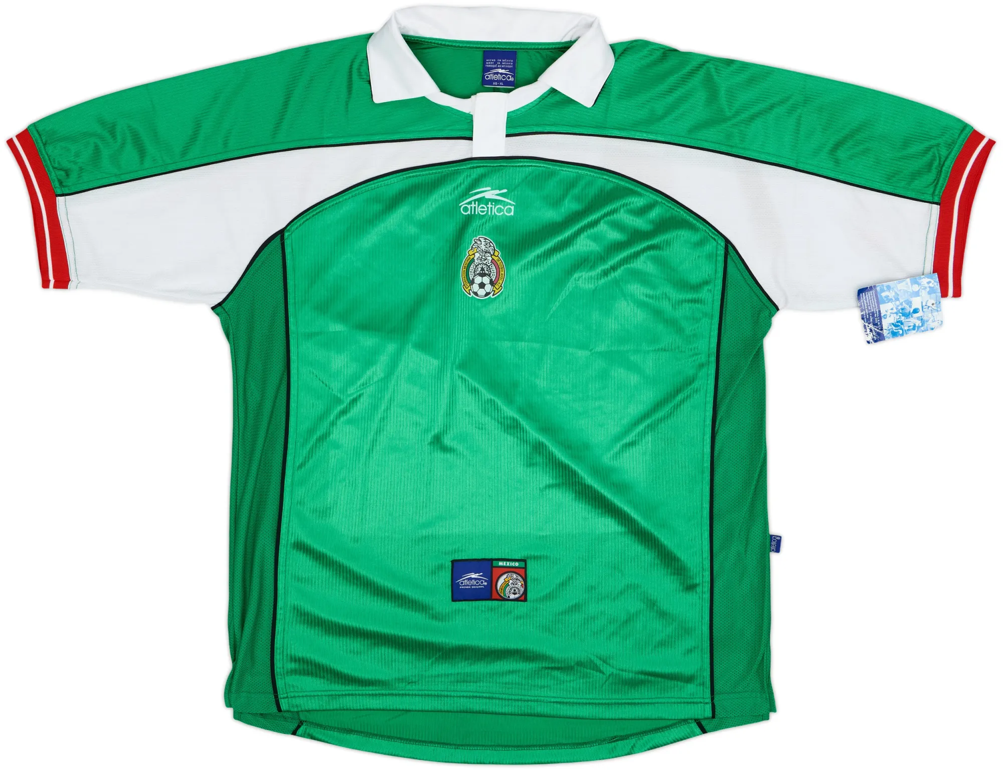 Home Mexico Mens SS Home Shirt 2000