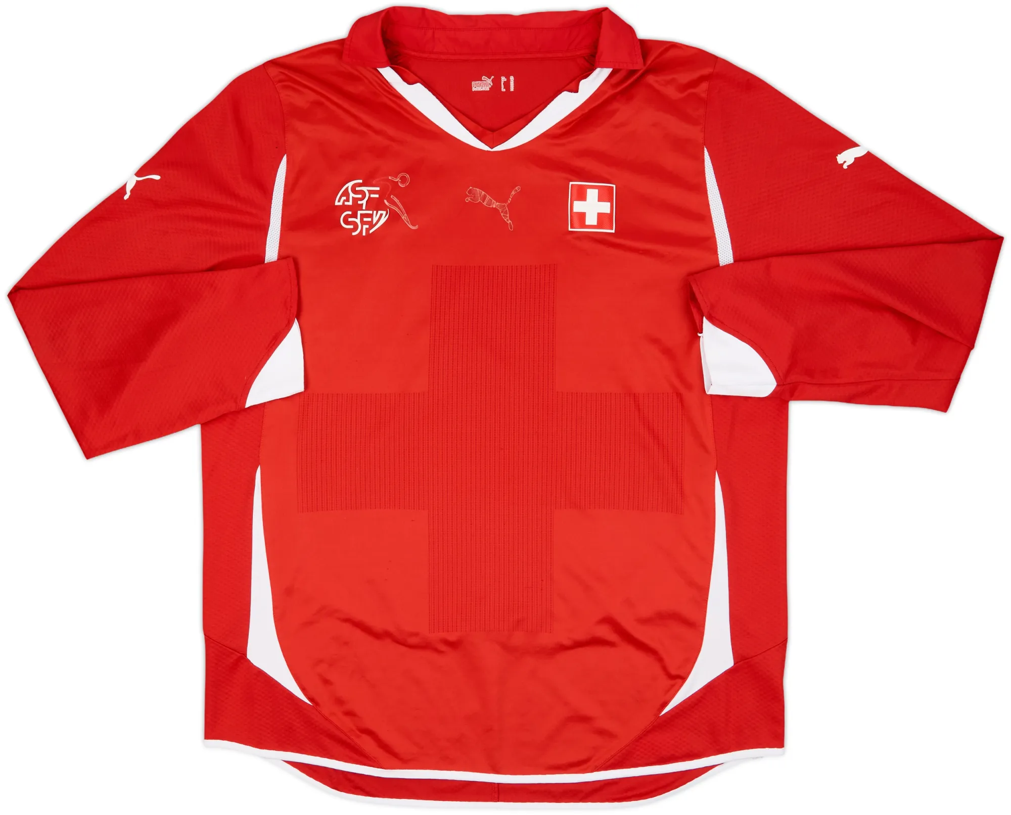 Puma Switzerland Mens LS Home Shirt 2010