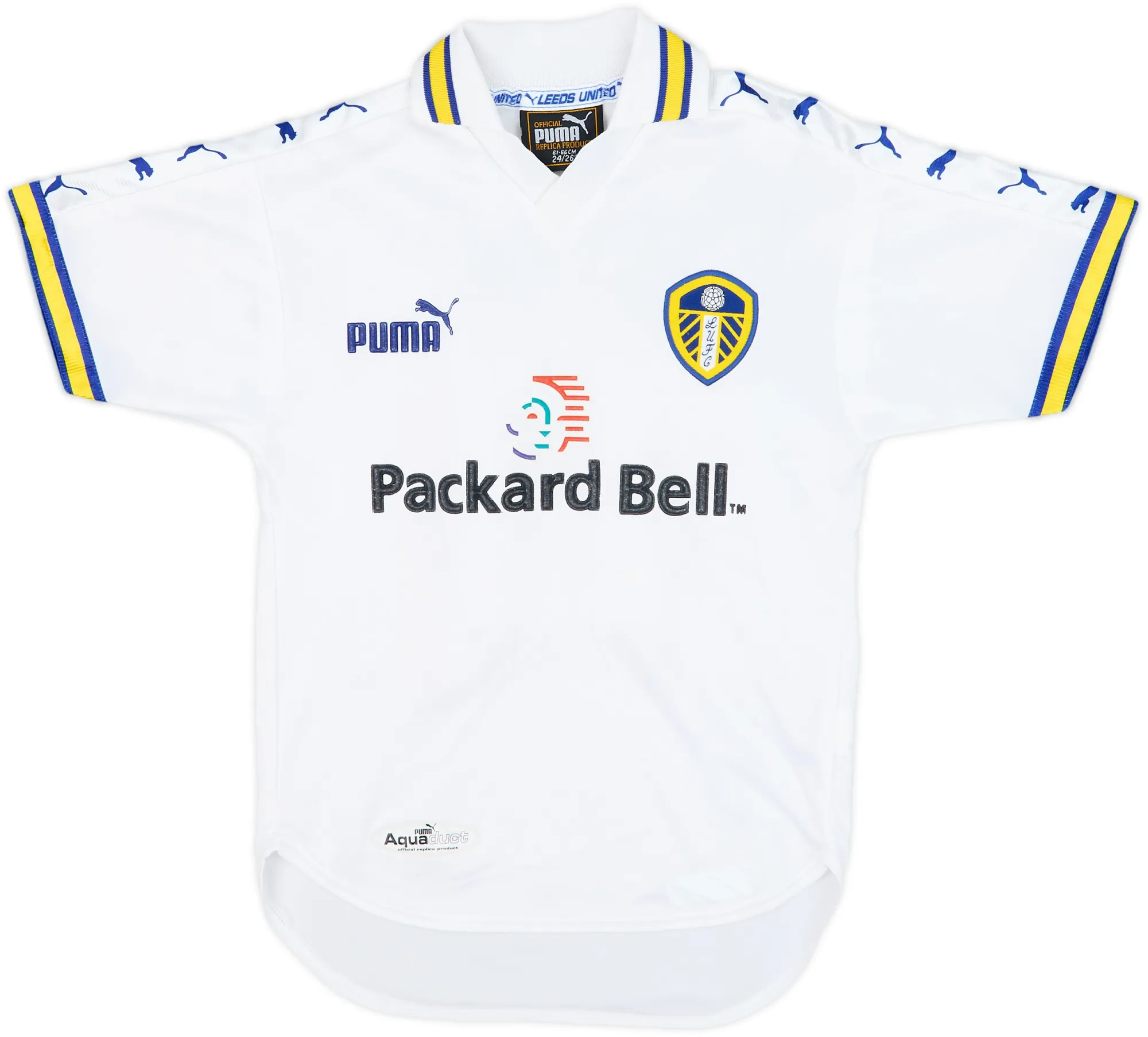 Puma Leeds United Boys SS Home Shirt 1998/00