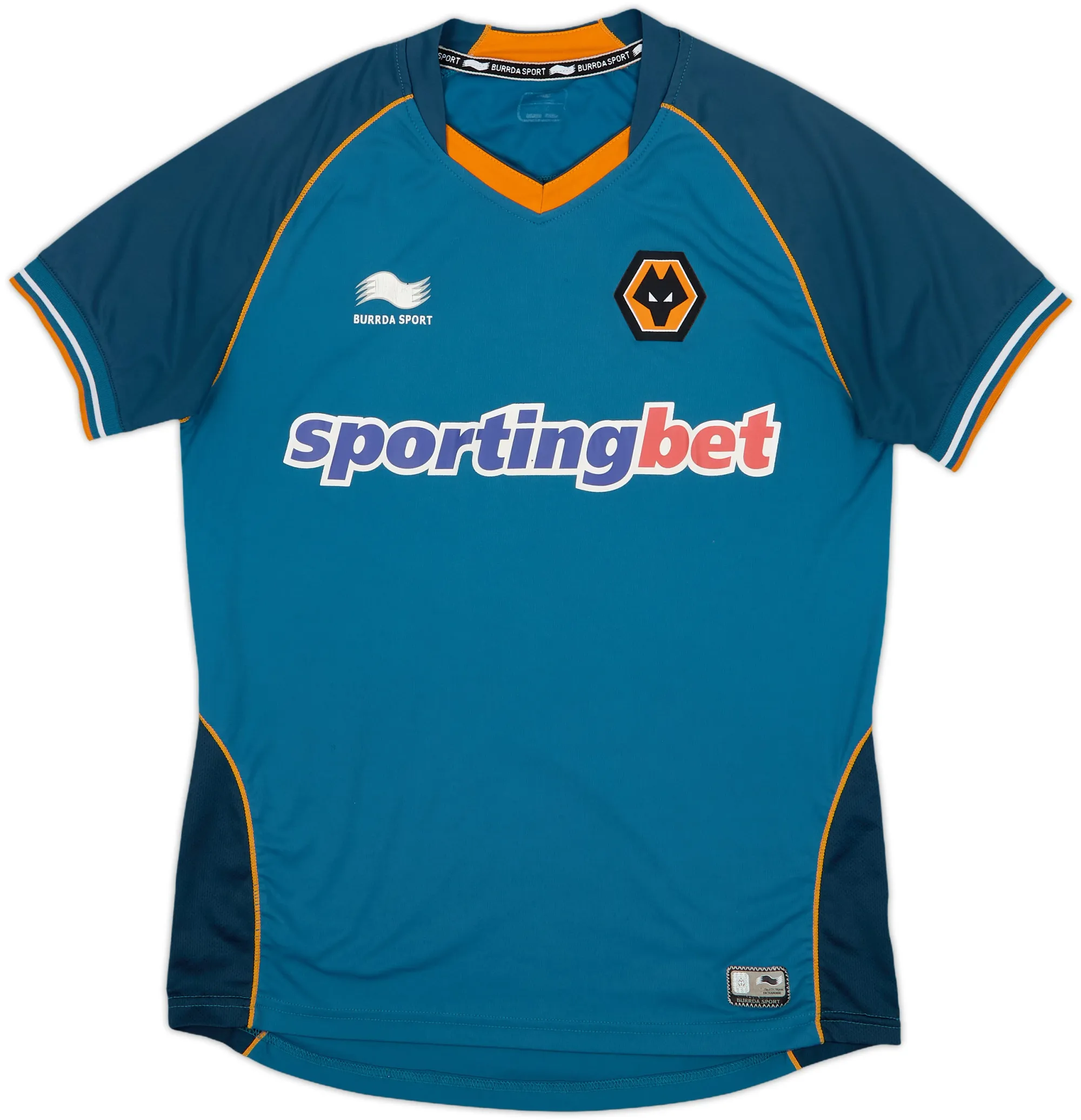 Burrda Wolverhampton Wanderers Womens SS Away Shirt 2012/13