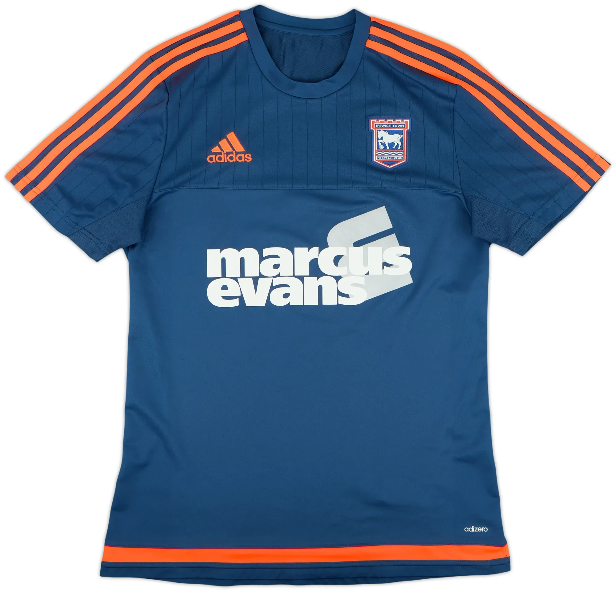 adidas Ipswich Town Mens SS Player Issue Home Shirt 2015/16