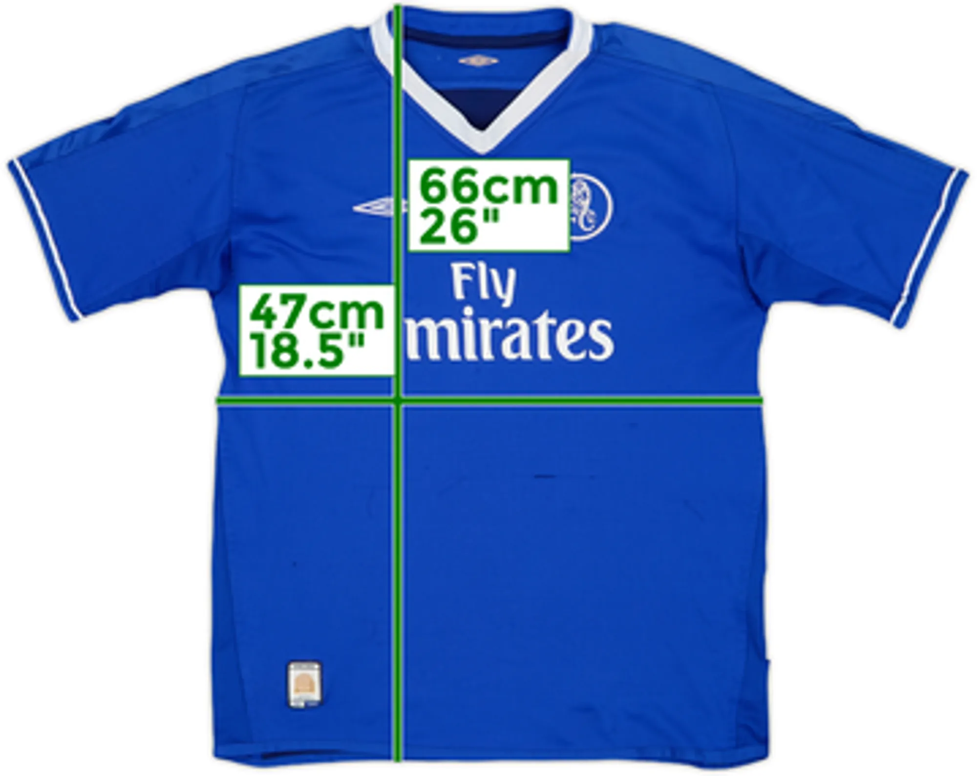 Umbro Chelsea Boys SS Home Shirt 2003/05