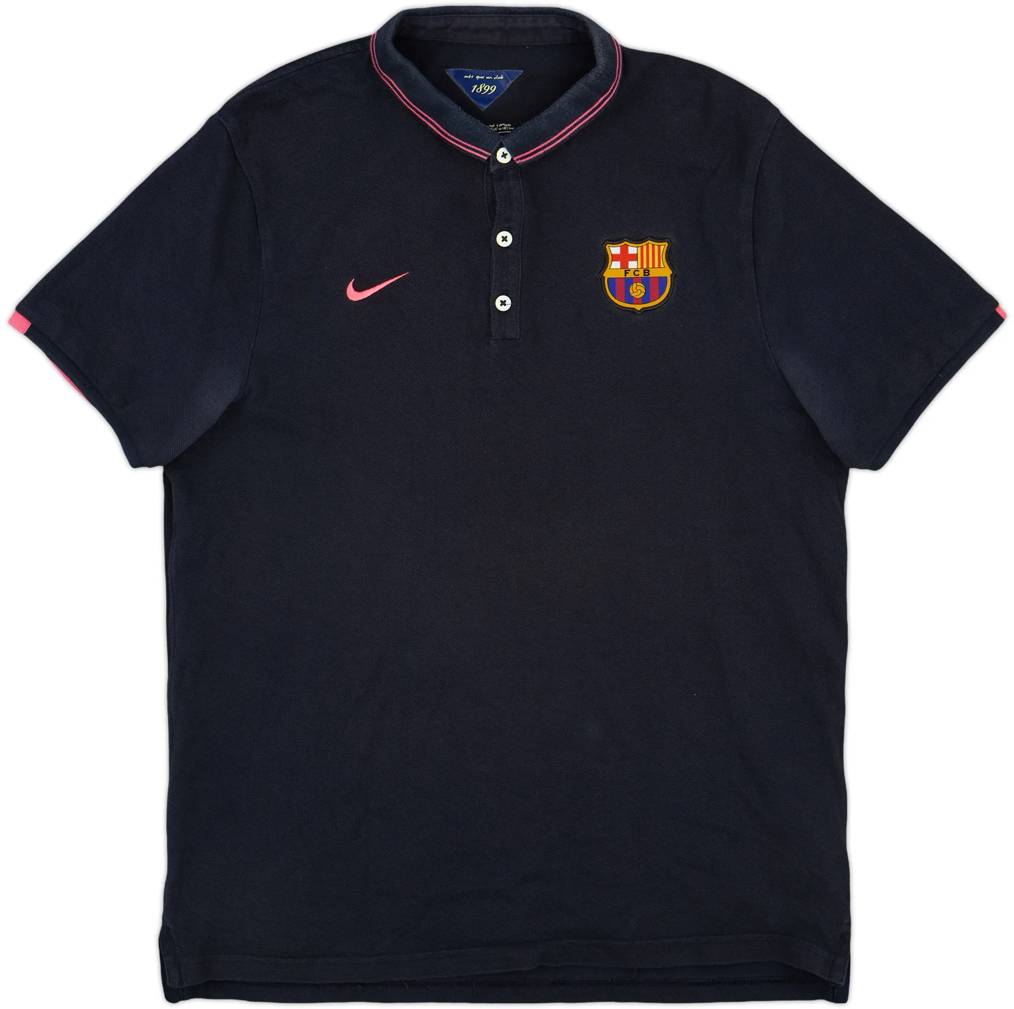 Nike Barcelona Mens SS Home Shirt 2014/15