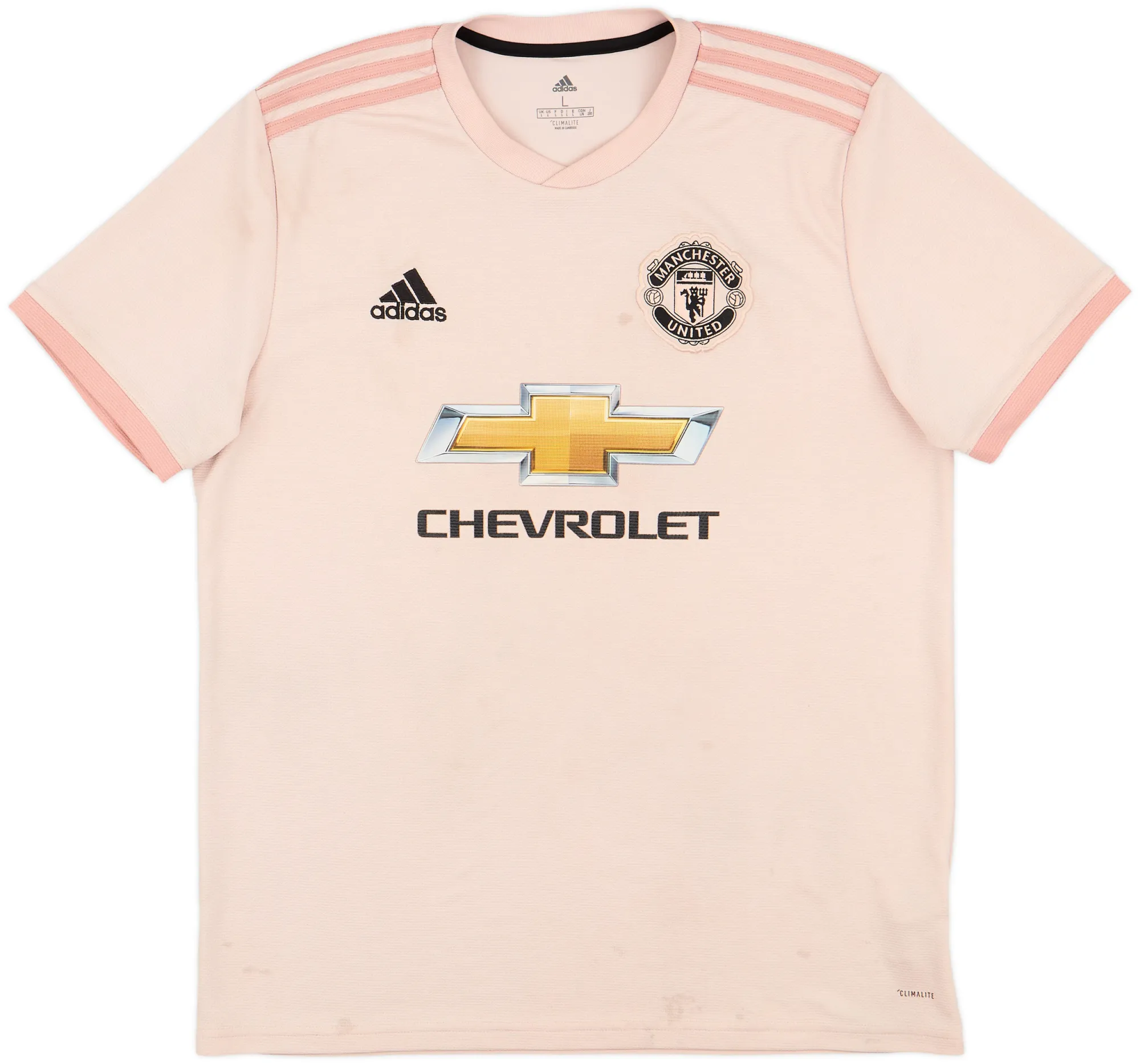 adidas Manchester United Mens SS Away Shirt 2018/19