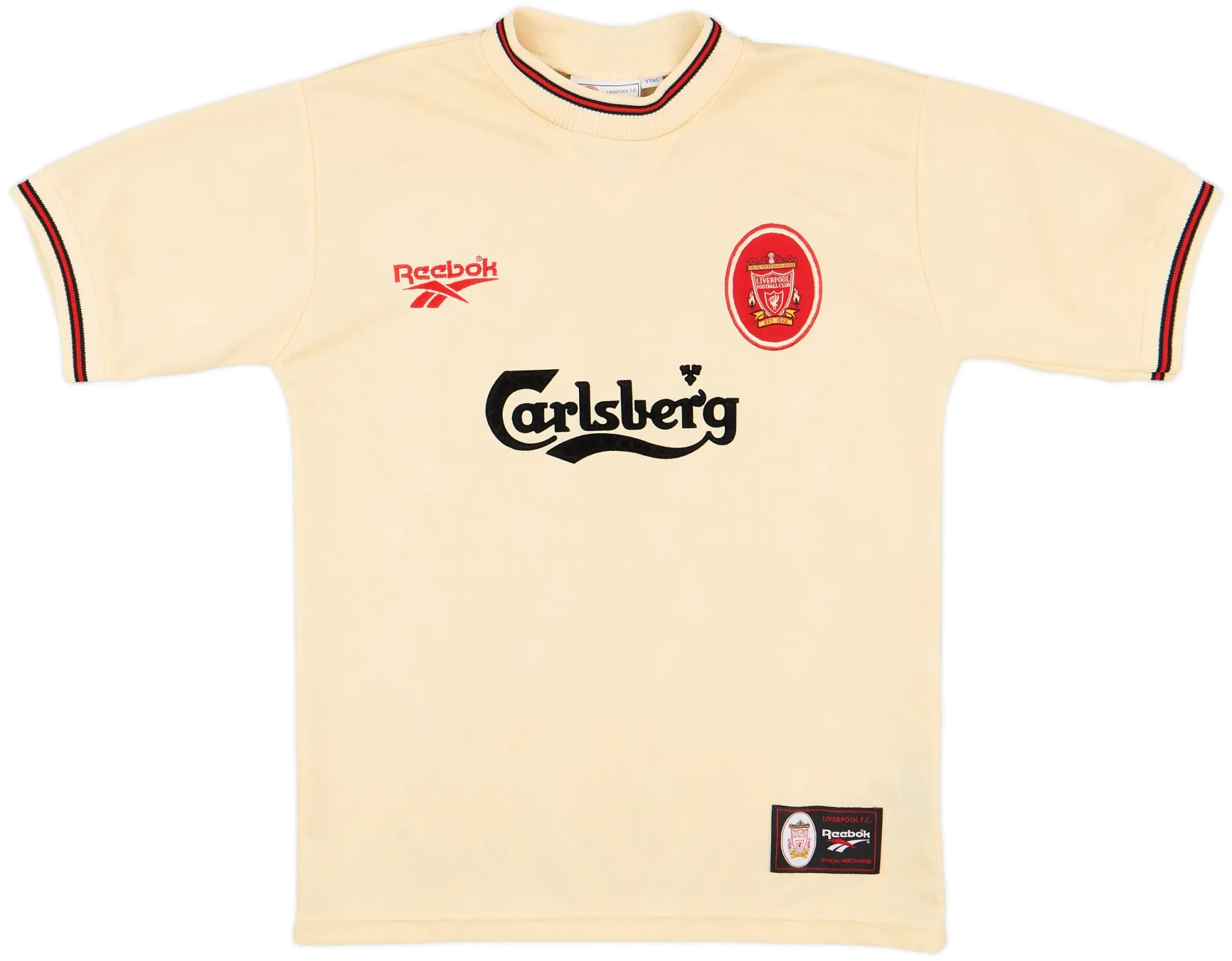 Reebok Liverpool Mens SS Away Shirt 1996/97