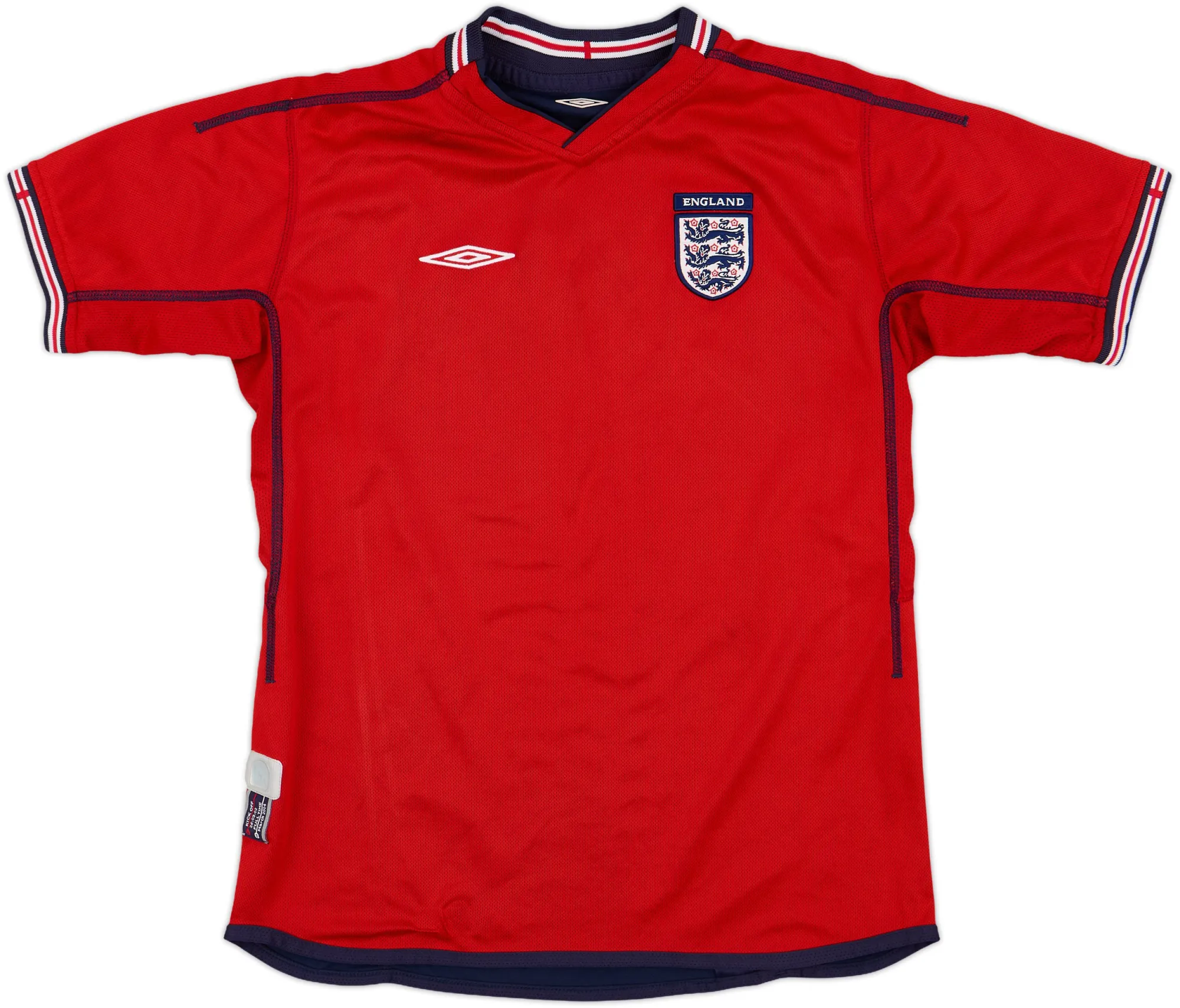 Umbro England Boys SS Away Shirt 2002