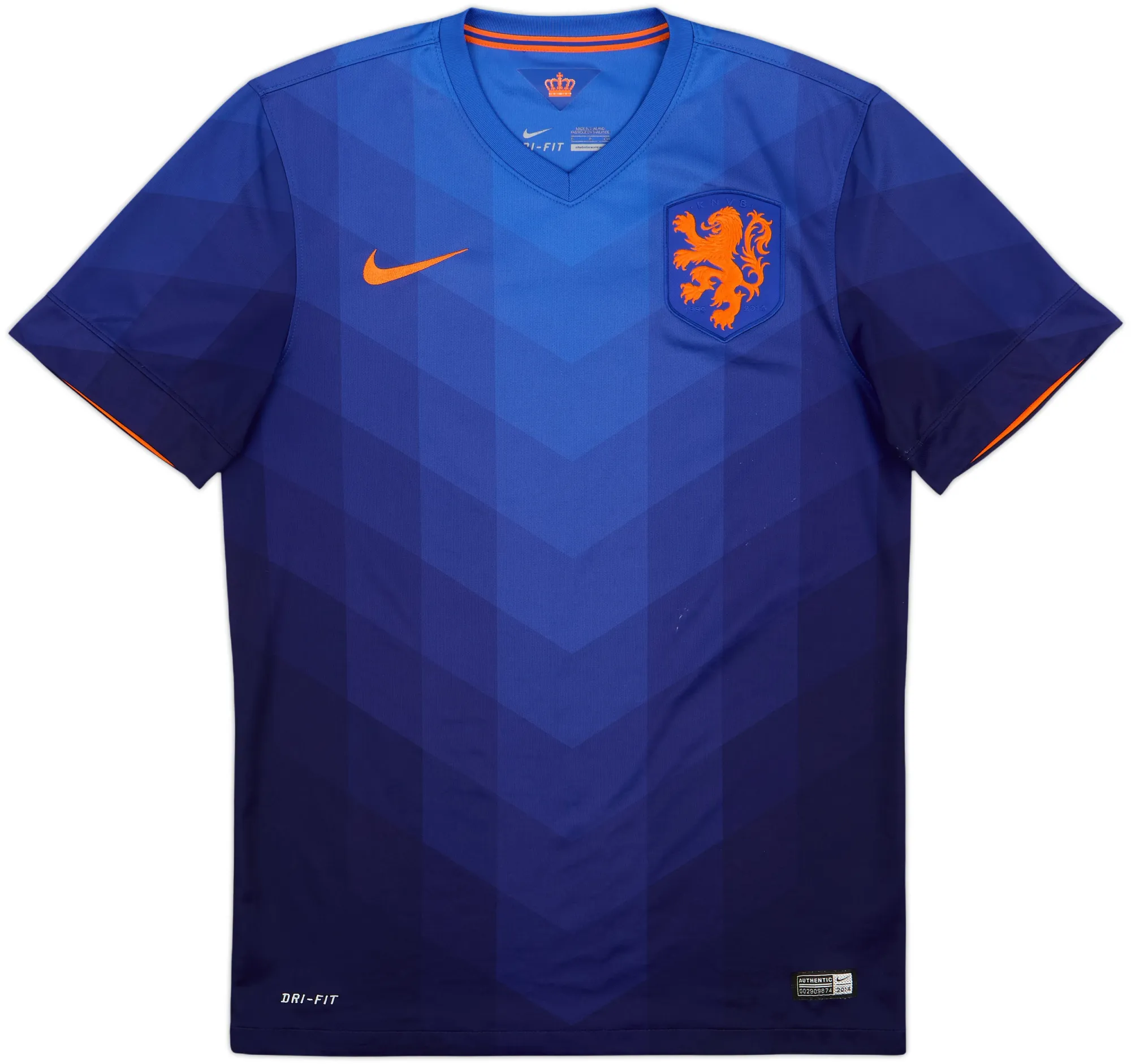 Nike Netherlands Mens SS Away Shirt 2014