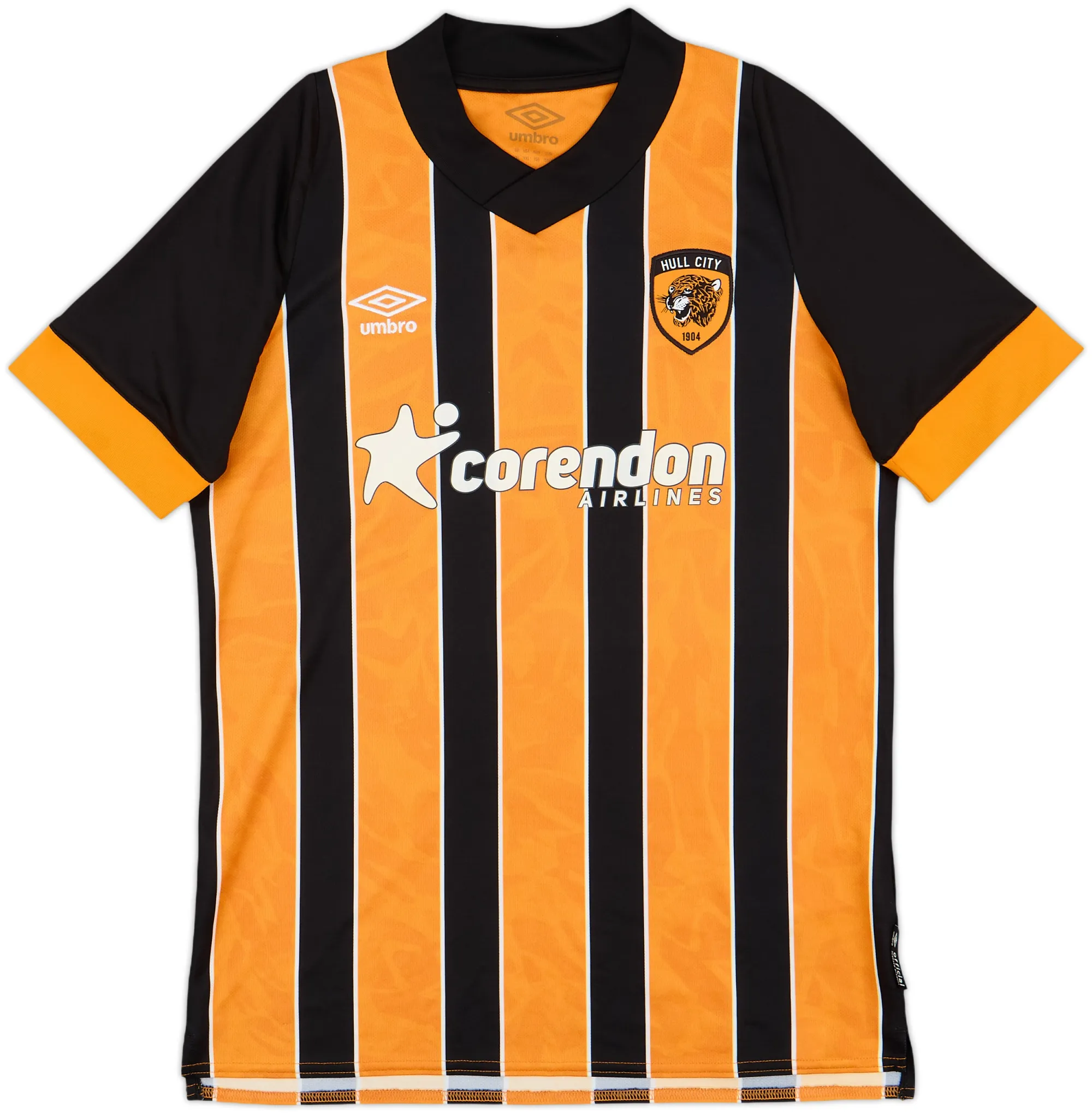 Umbro Hull City Boys SS Home Shirt 2022/23
