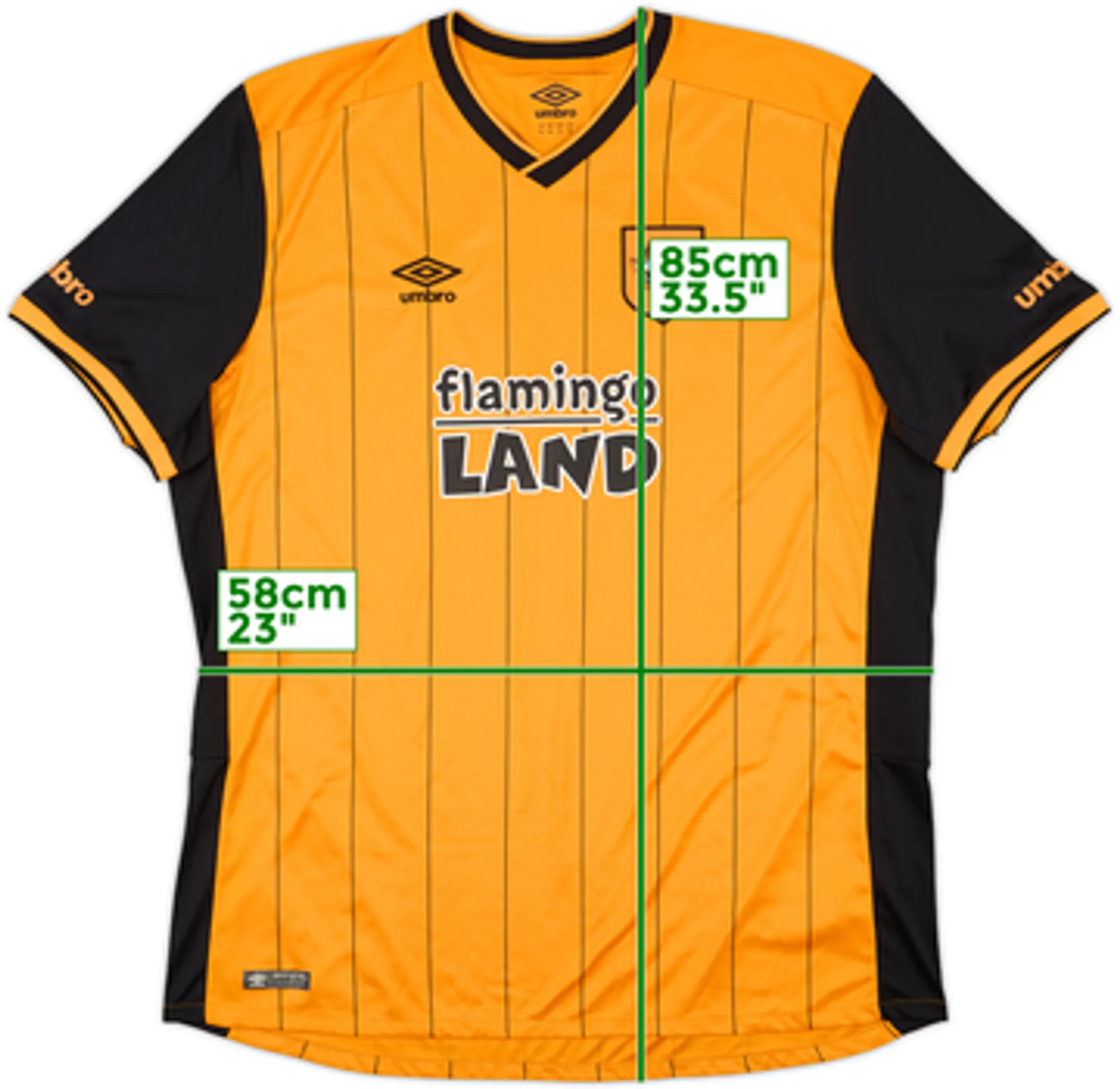 adidas Hull City Mens SS Home Shirt 2015/16