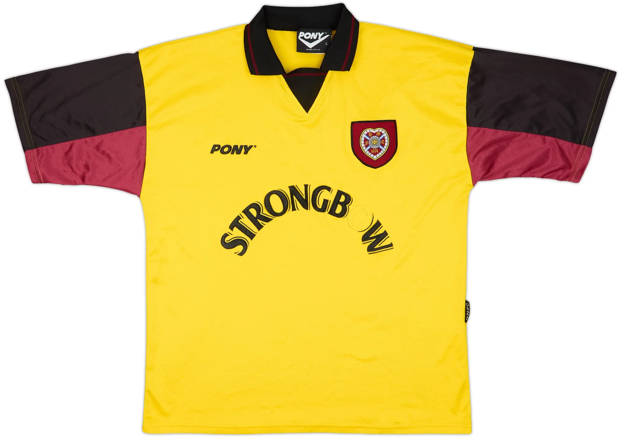 Away Heart of Midlothian Mens SS Away Shirt 1996/97
