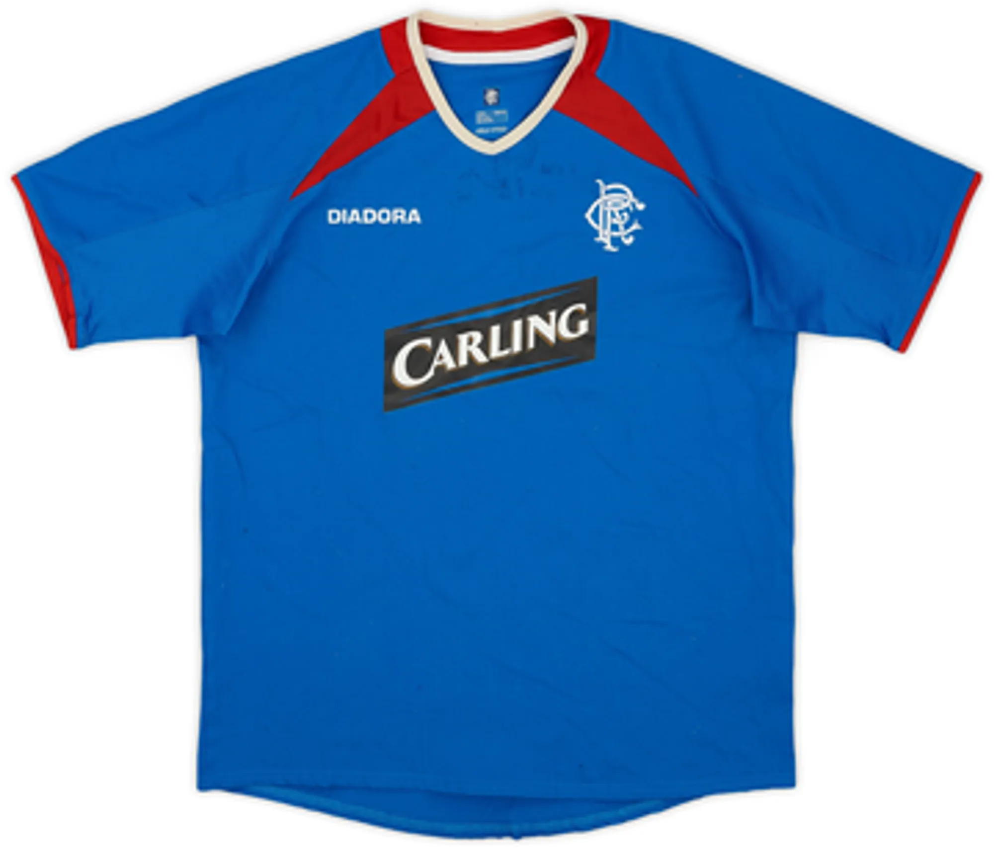 Diadora Rangers Mens SS Home Shirt 2003/05