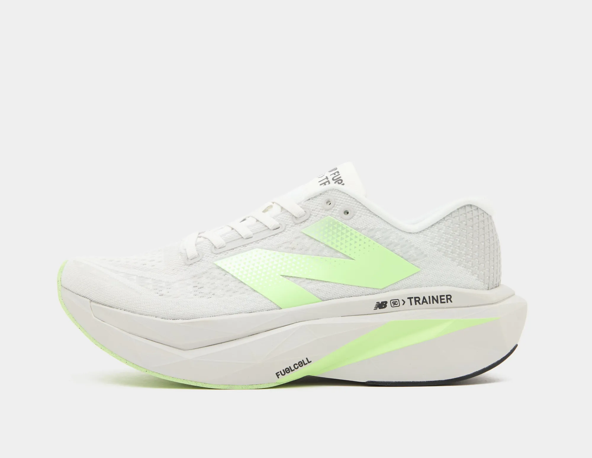 New Balance Men's FuelCell SuperComp Trainer v3 in Grey/Green Synthetic