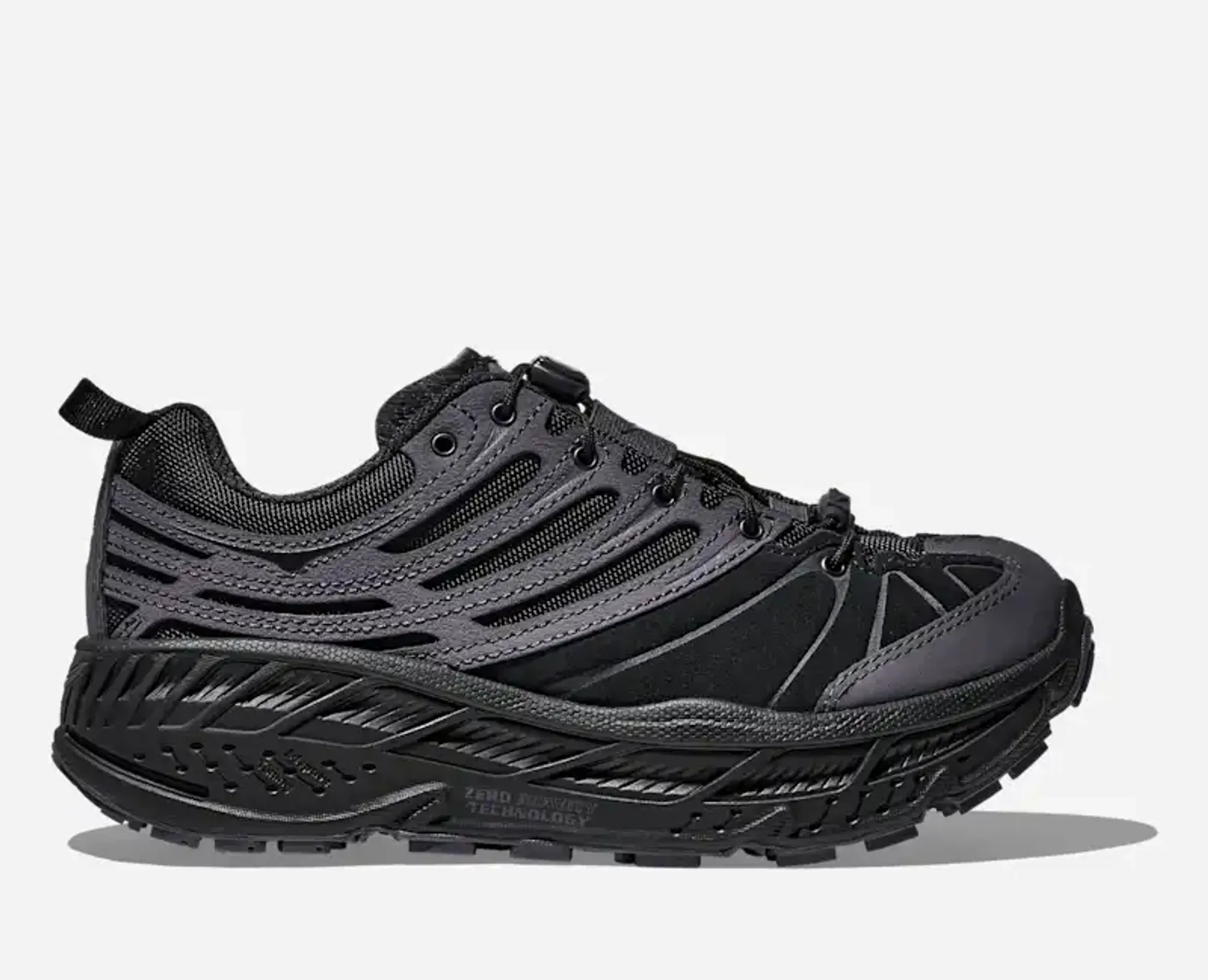 Hoka Elite Terrain System Stinson Evo Og Lifestyle Shoes In Black