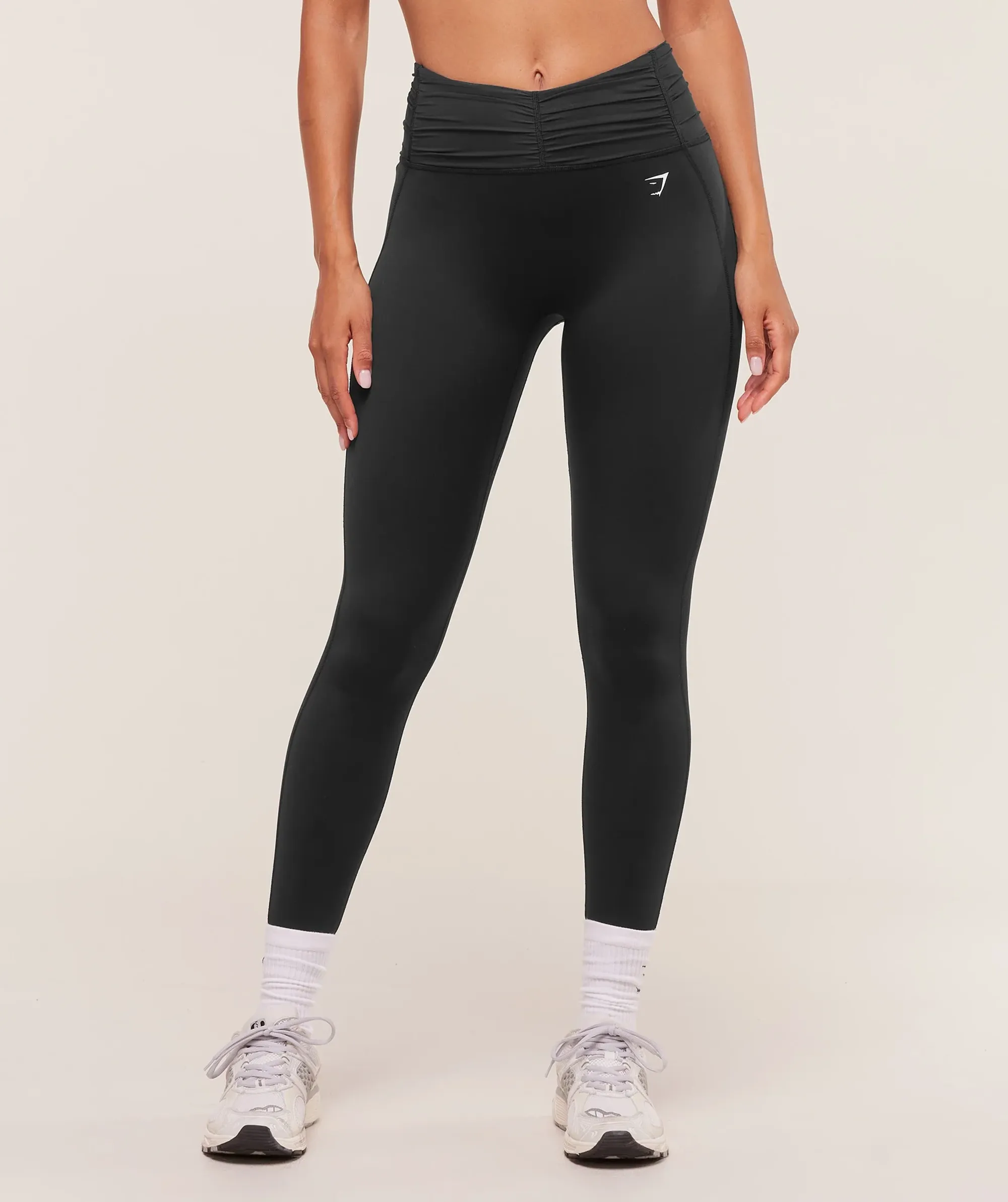  Ruche Leggings - Black