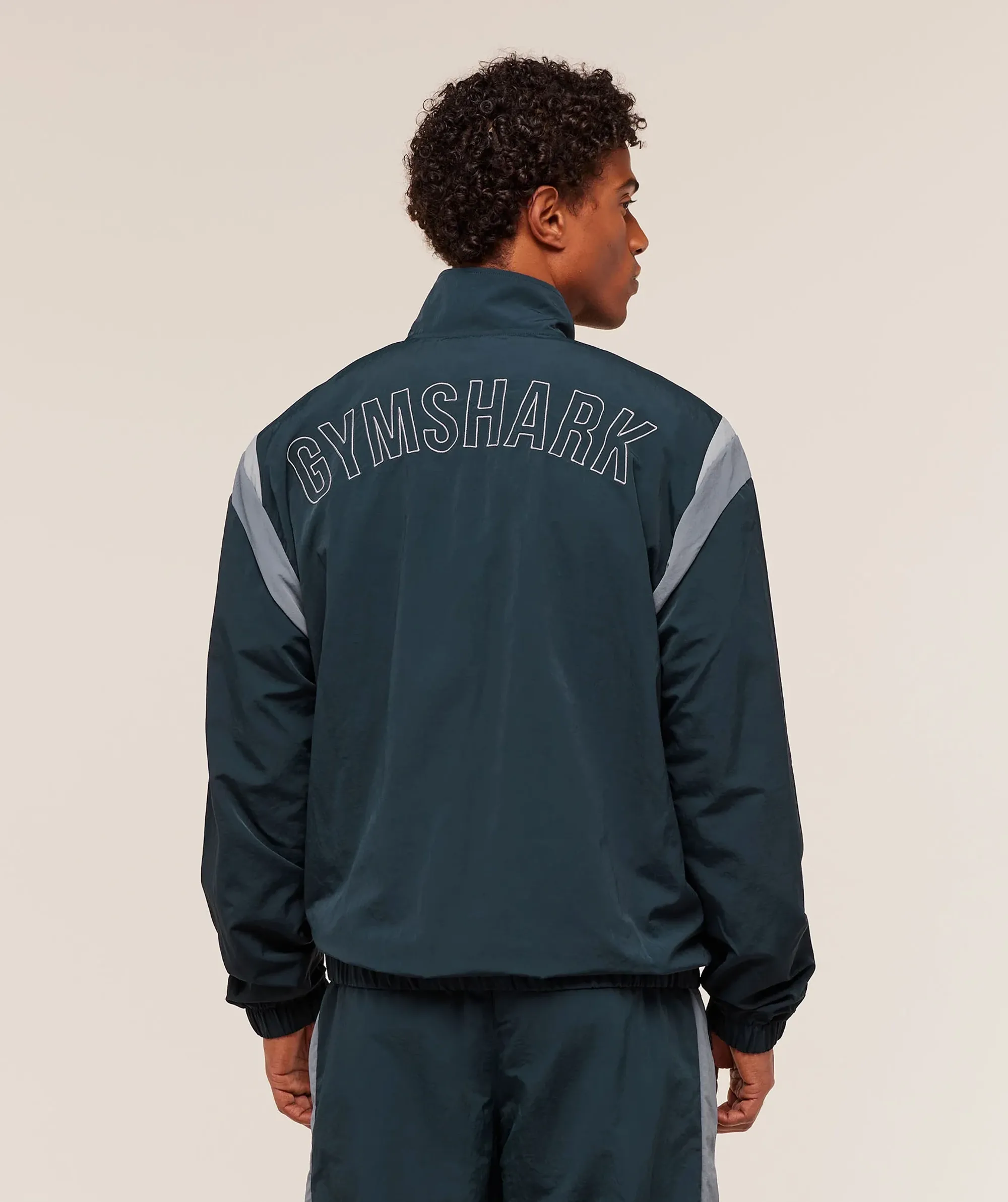  Retro Track Jacket - Deep Petrol Blue/Iron Blue/Denim Grey