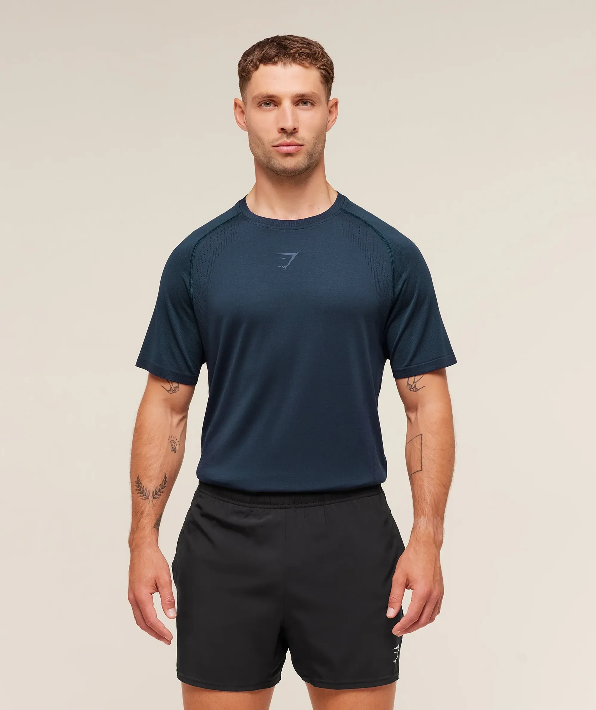  Versatile Seamless T-Shirt - Bench Blue/Compound Blue