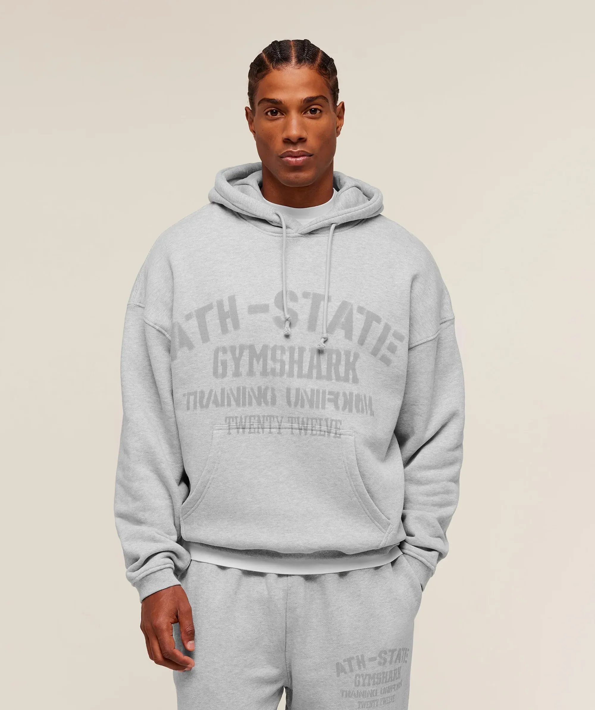  Collegiate Hoodie - Bros Soft Grey Marl