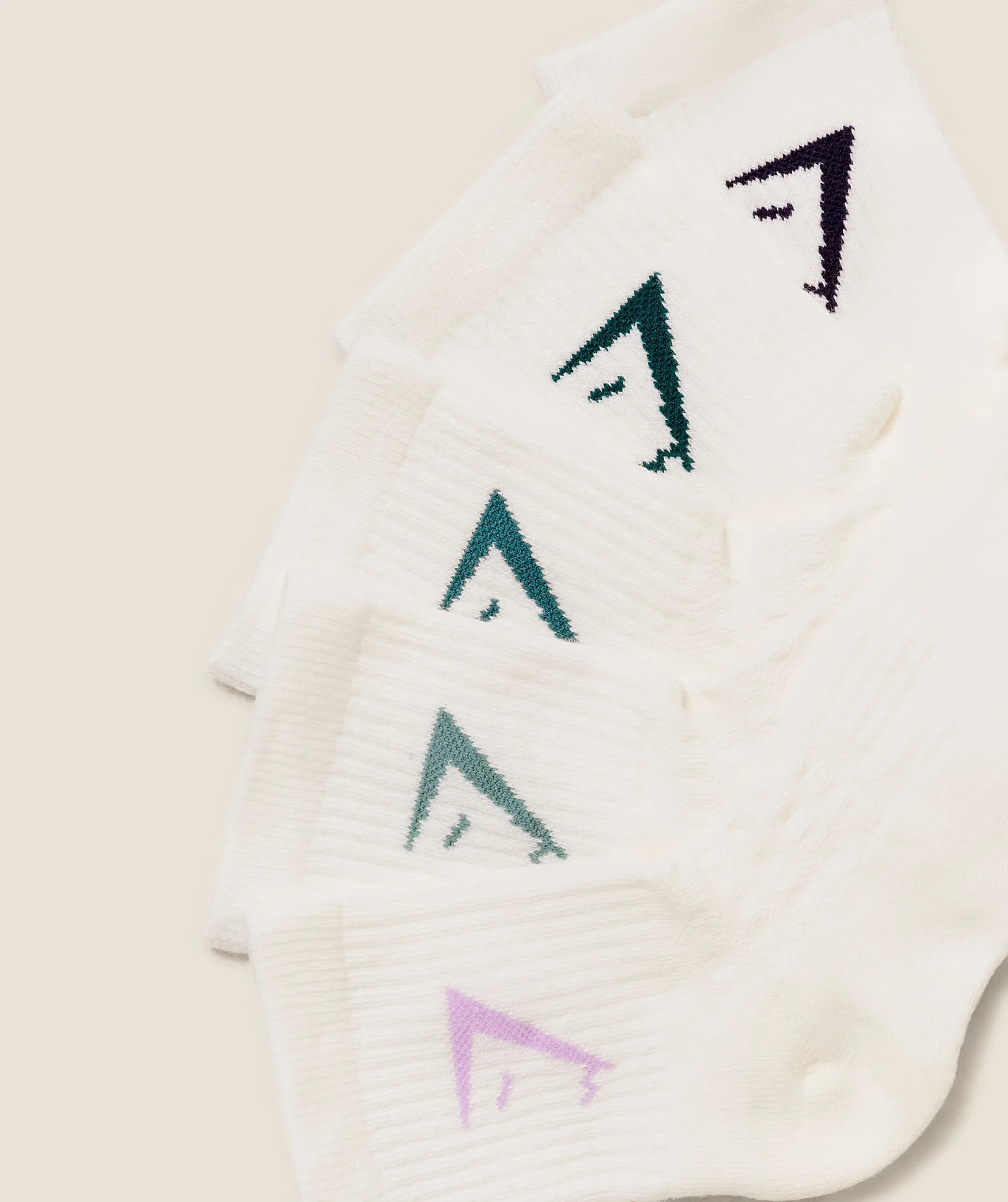  Midi Socks 5pk - Midnight Purple/Warm Lilac/Weighted Teal/Vintage Teal/Muted Teal