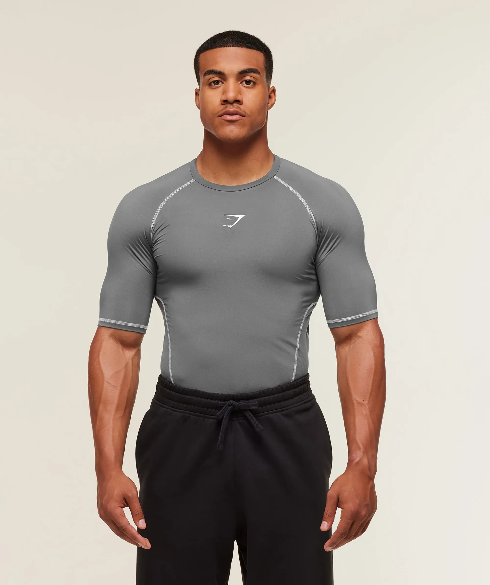  Element Baselayer T-Shirt - Pitch Grey/White