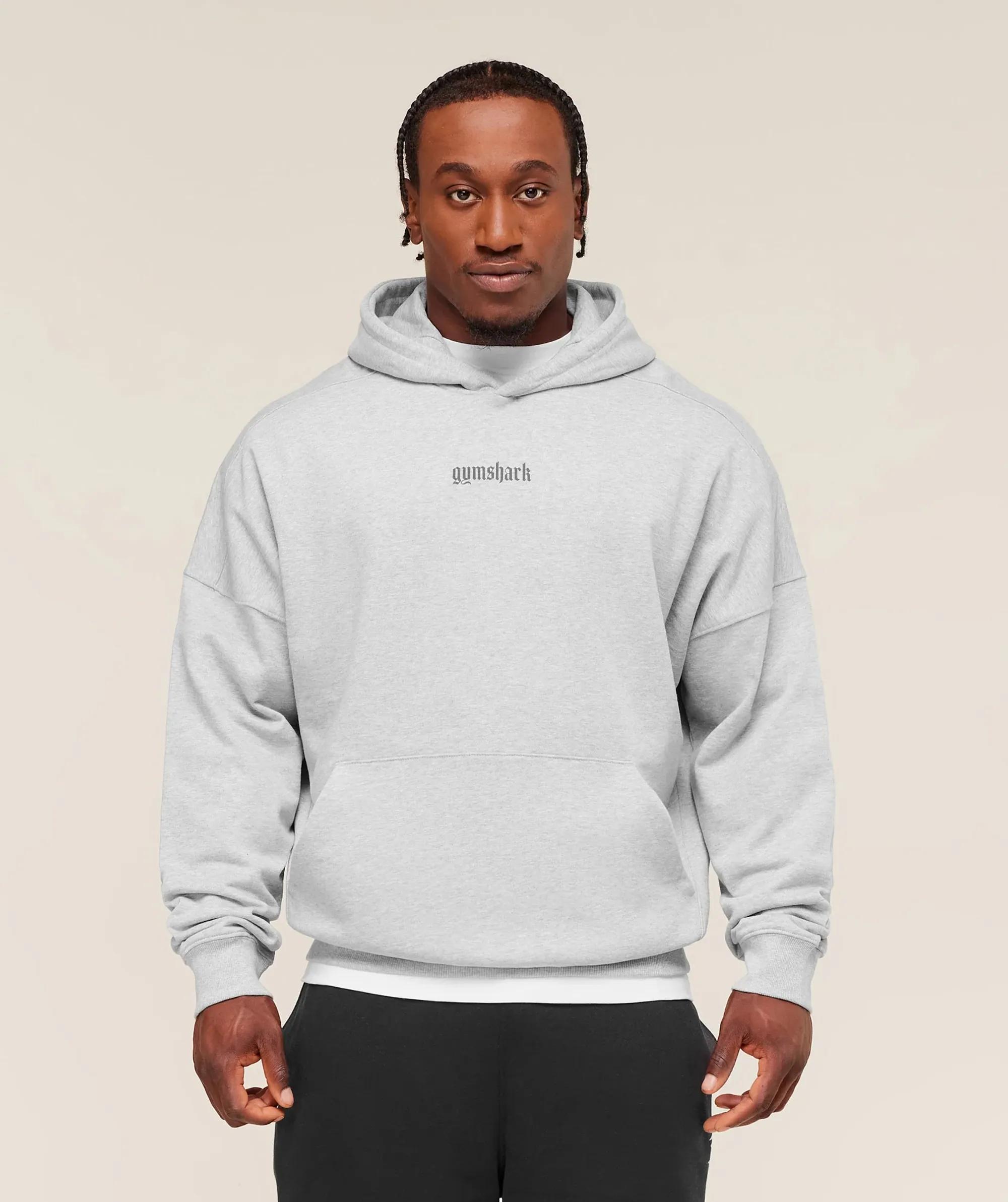  Olde English Hoodie - Bros Soft Grey Marl