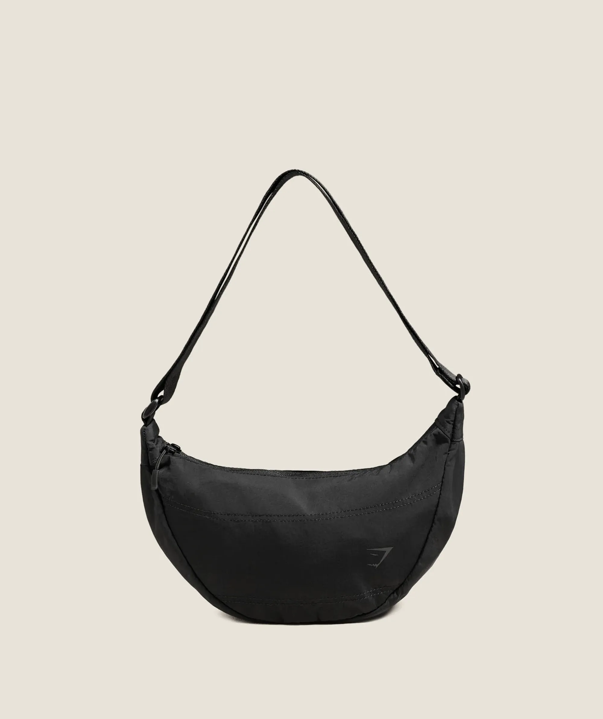  Pleat Crossbody - Black