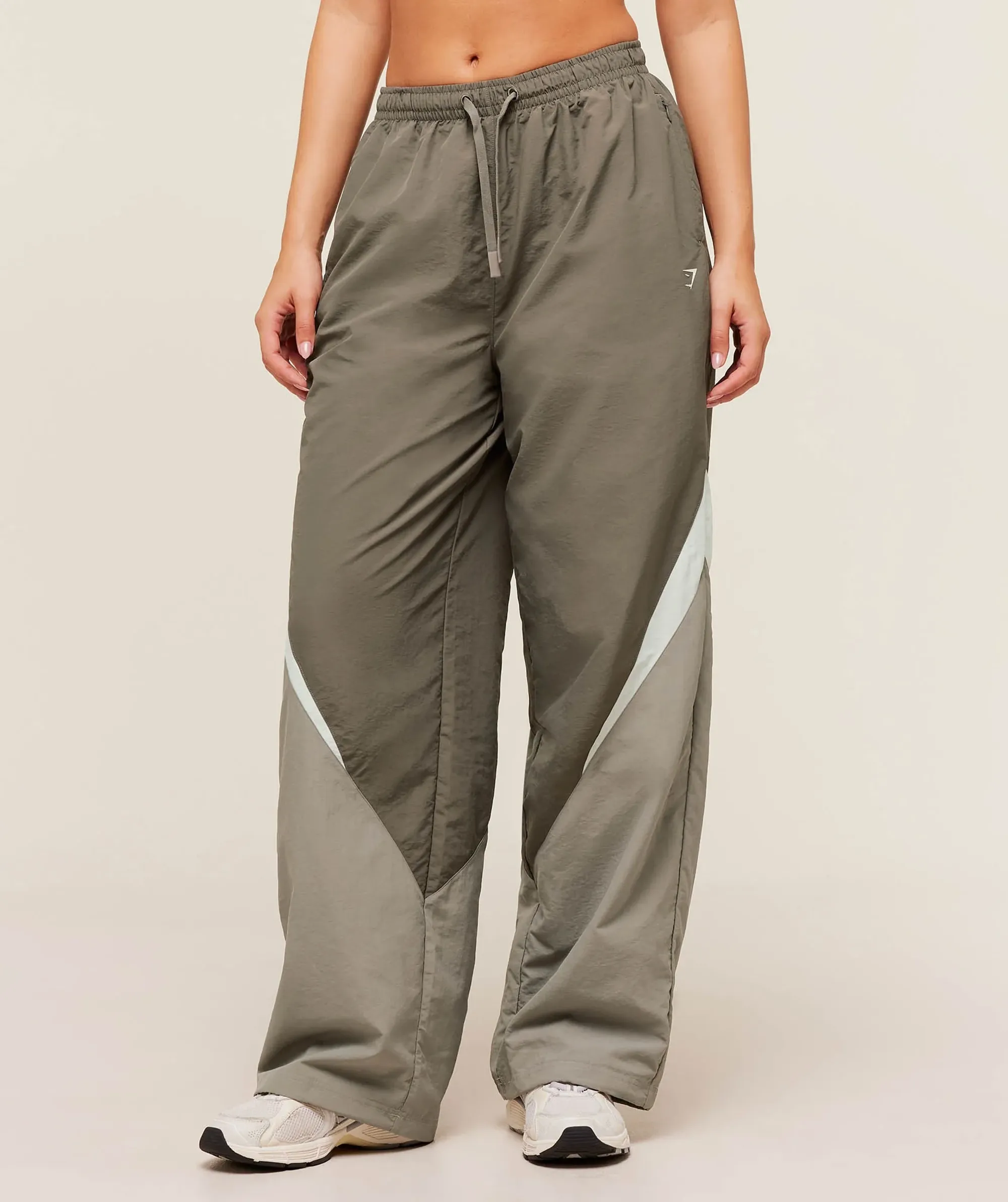  Contrast Track Pant - Camo Brown/Linen Brown/Oat White