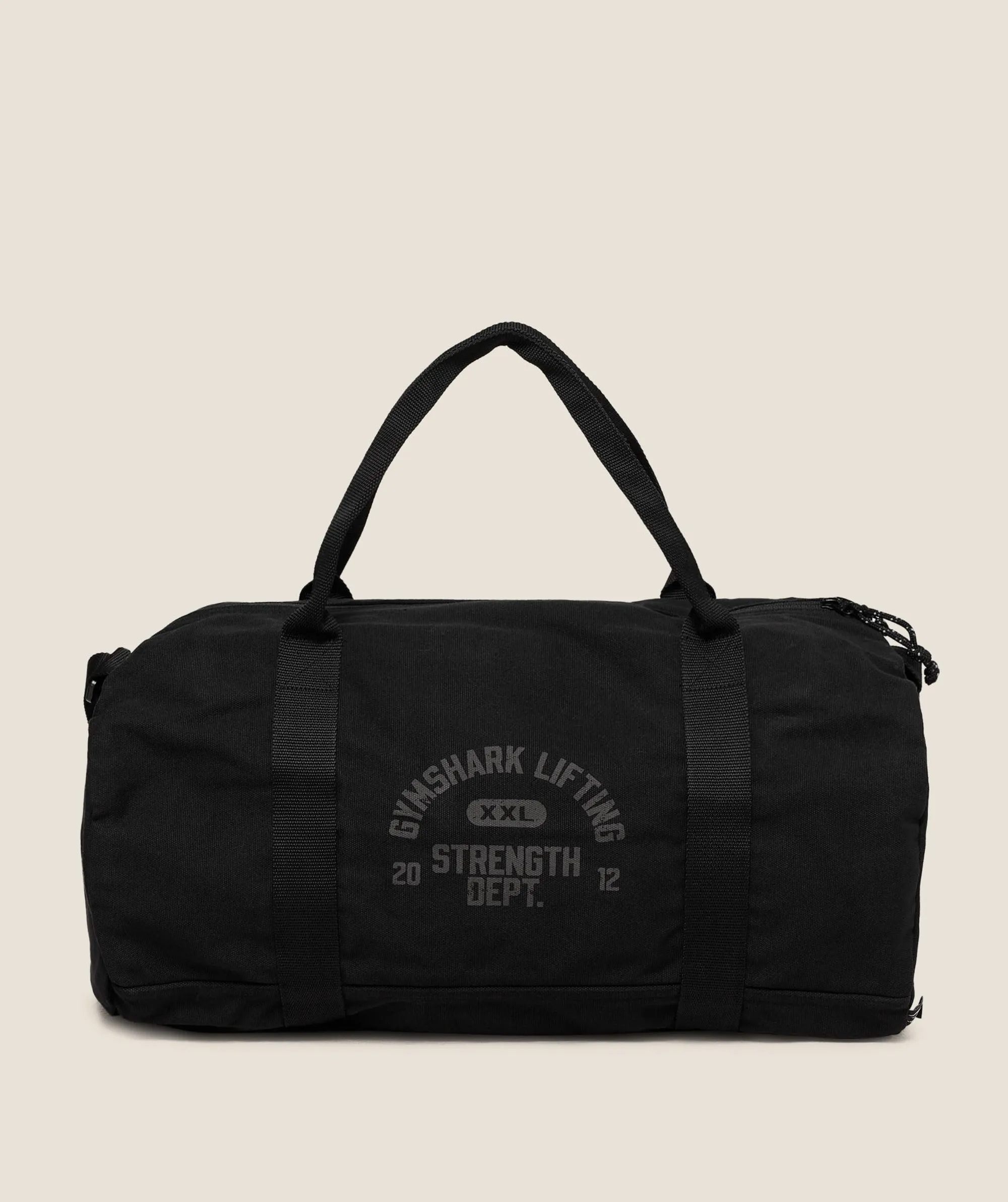  Strength Dept Canvas Duffle Bag - Black