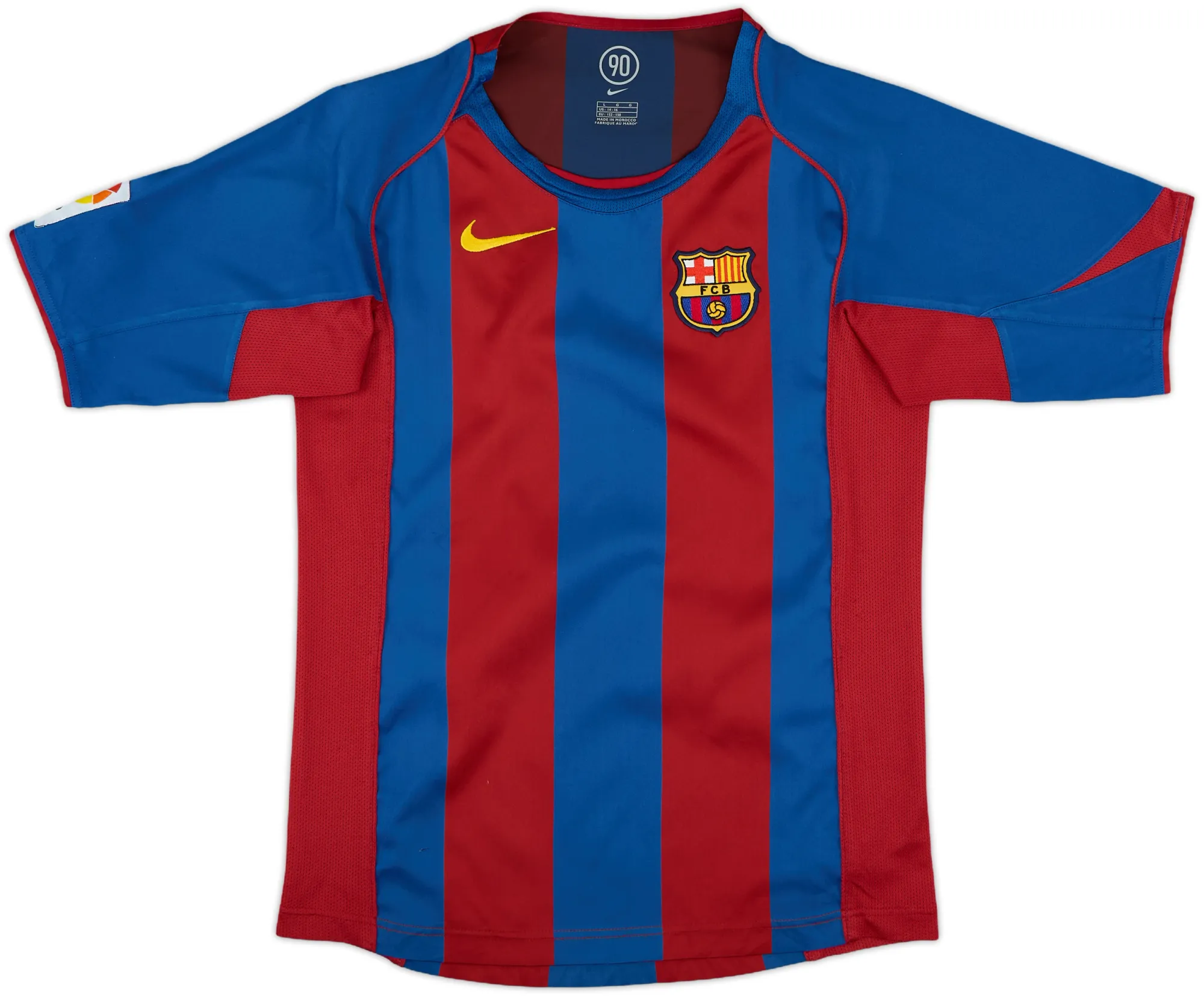 Nike Barcelona Boys SS Home Shirt 2004/05