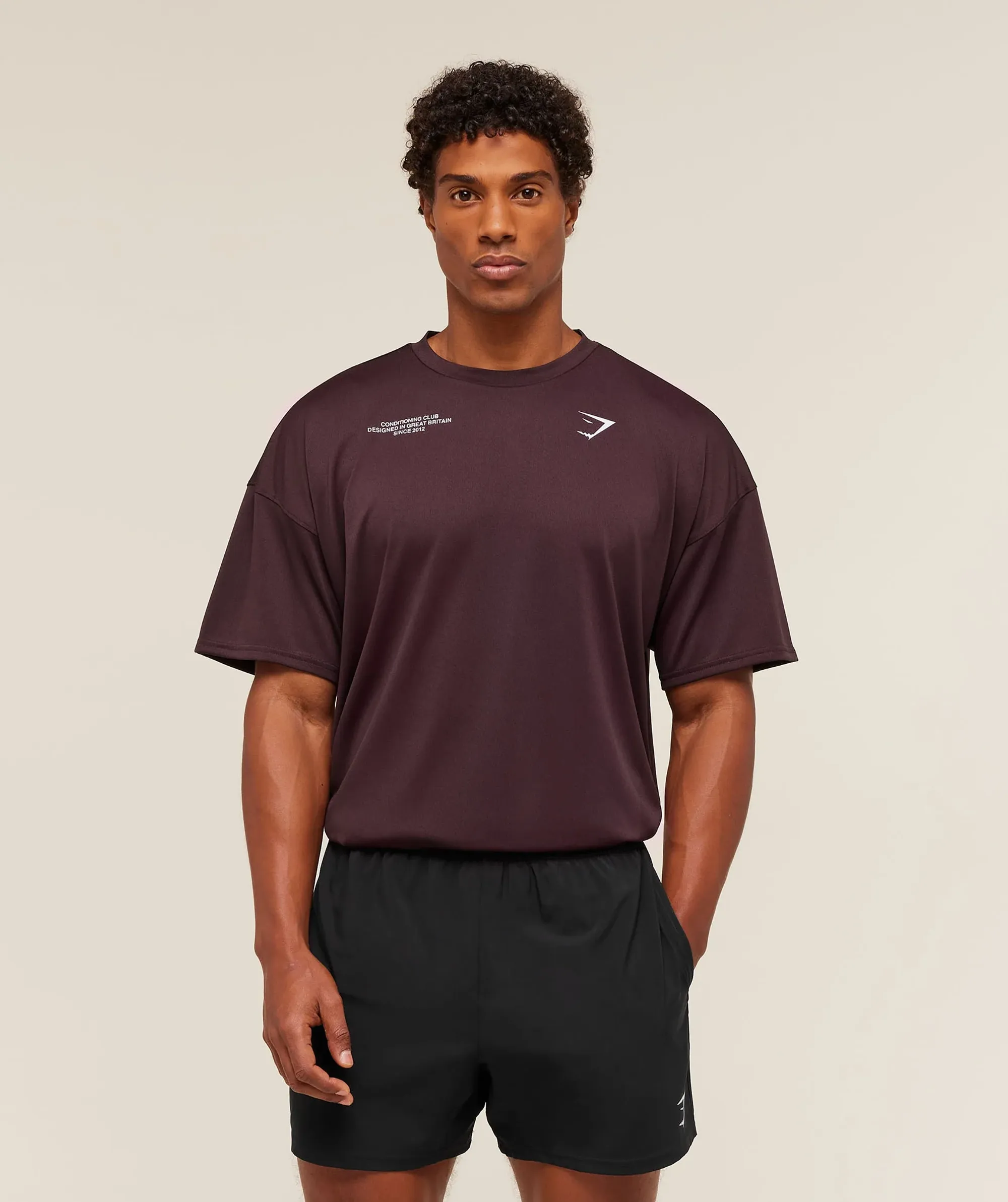  Conditioning Club Oversized T-Shirt - Cherry Purple