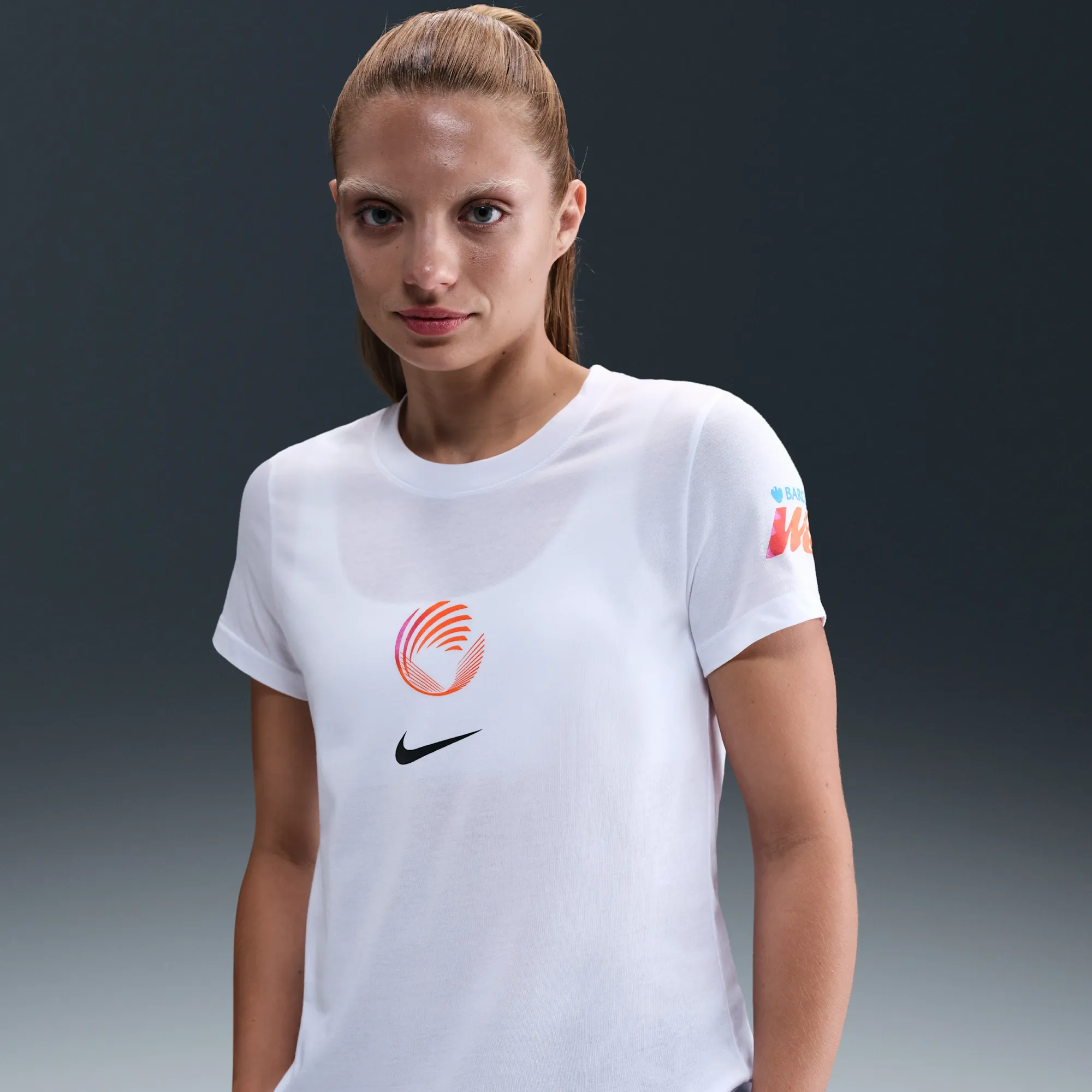 WSL Women's Nike Football T-Shirt - White - Cotton