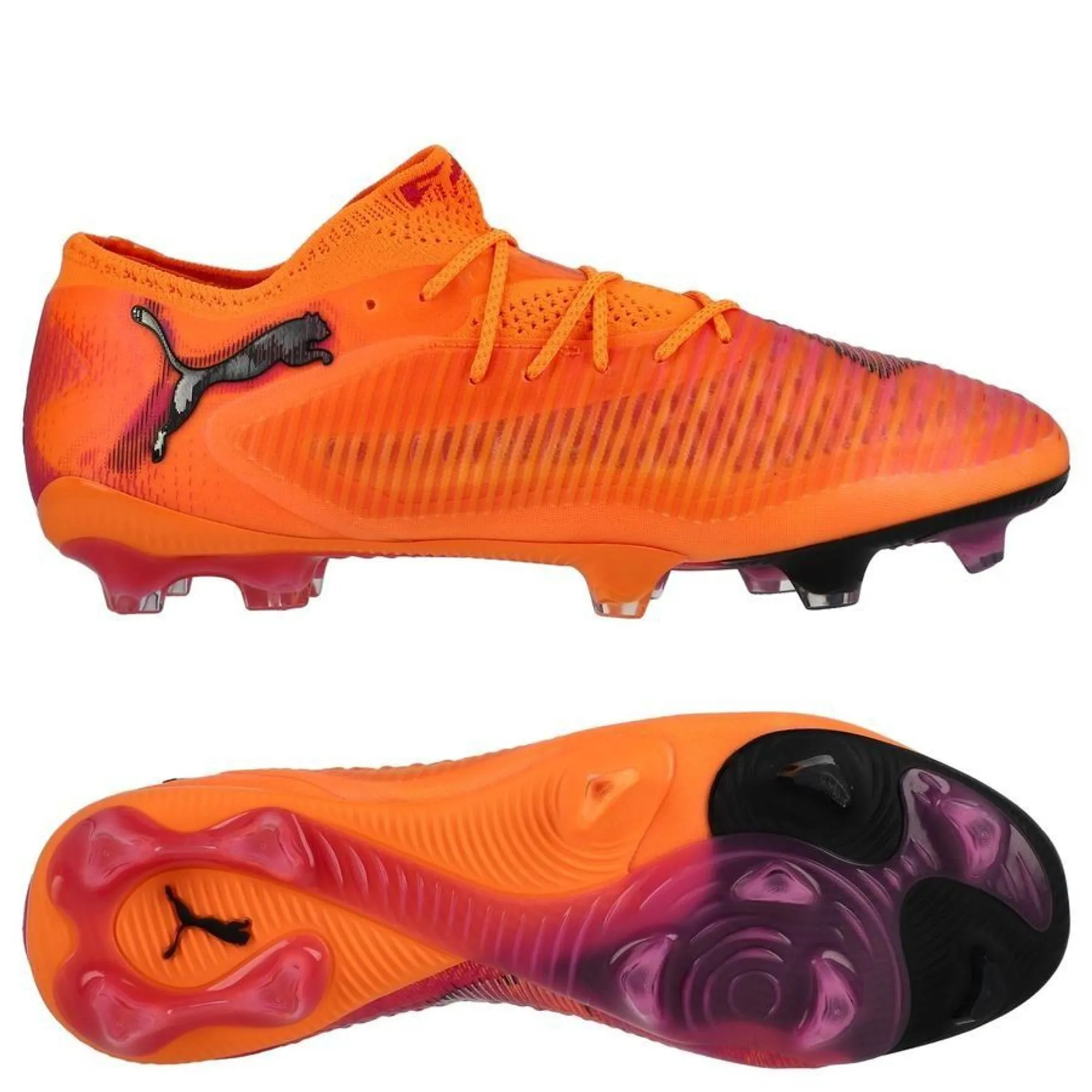 PUMA Future 8 Ultimate FG Low Football Boots Unisex, Heat Fire/Black/Ravish