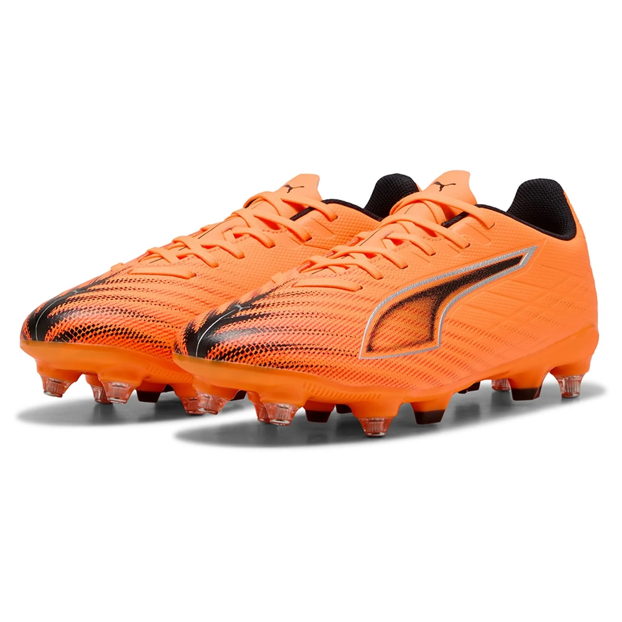 PUMA Ultra 6 Play MxSG Football Boots Unisex, Heat Fire/Black/Glowing Red