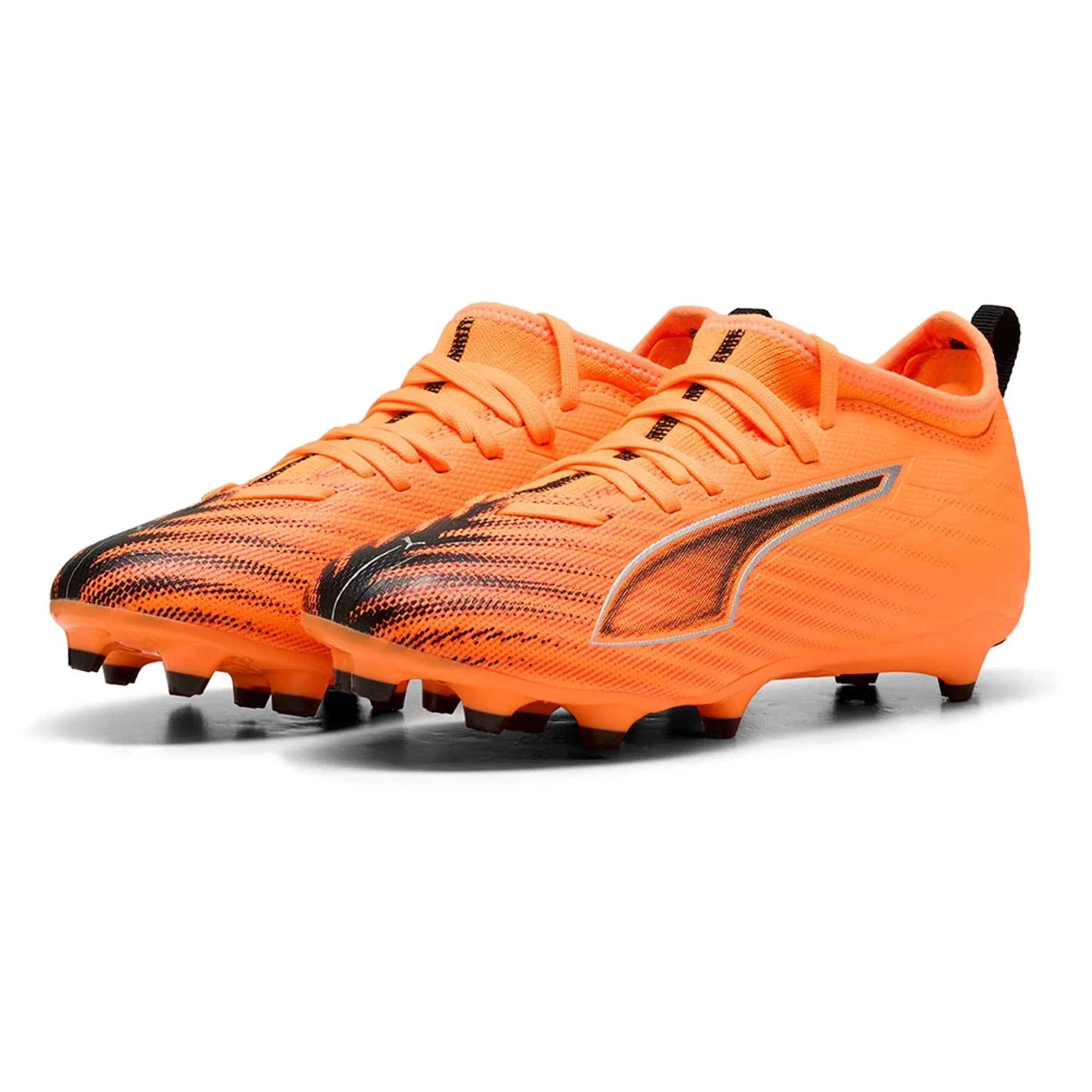 PUMA Ultra 6 Match FG/AG Football Boots Youth, Heat Fire/Black/Glowing Red