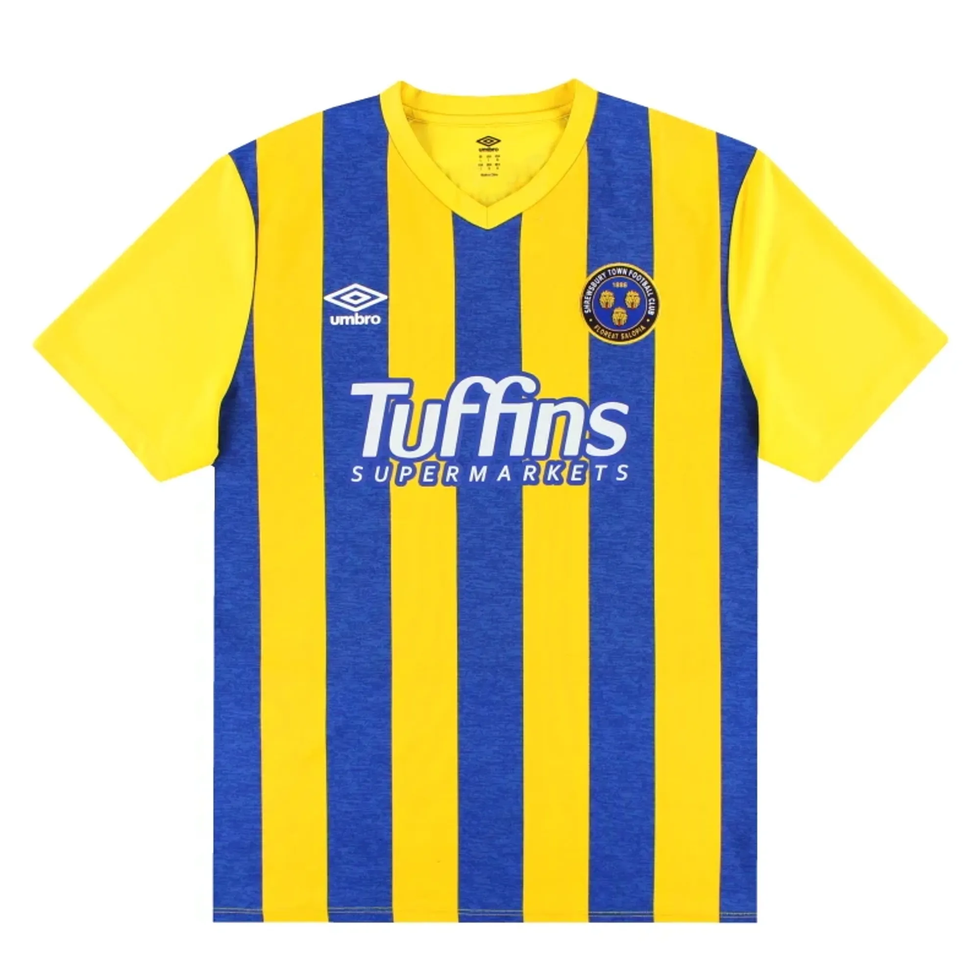 2021-22 Shrewsbury Umbro Home Shirt L - Shrewsbury Town / Excellent 