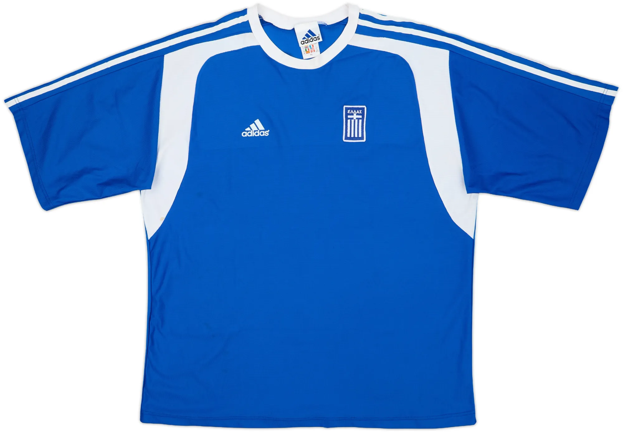 2001-02 Greece adidas Training Shirt - 8/10 - (XL)