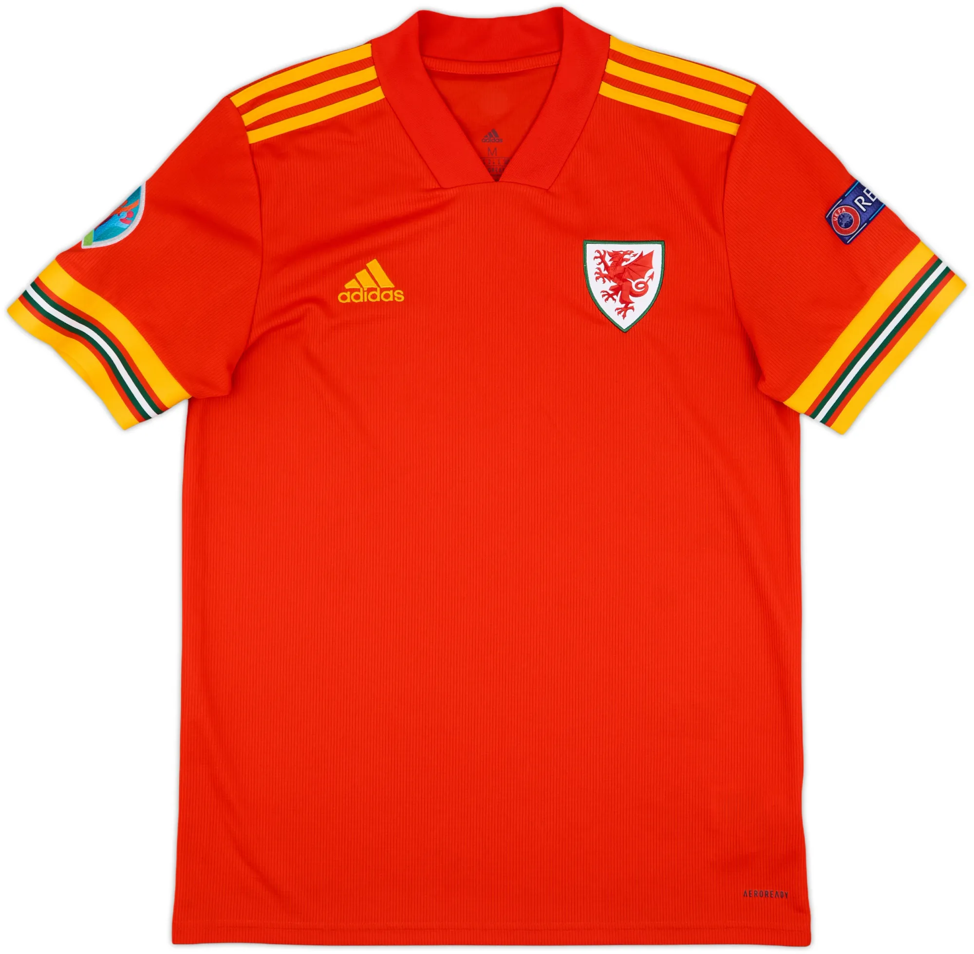 adidas Wales Mens SS Home Shirt 2020