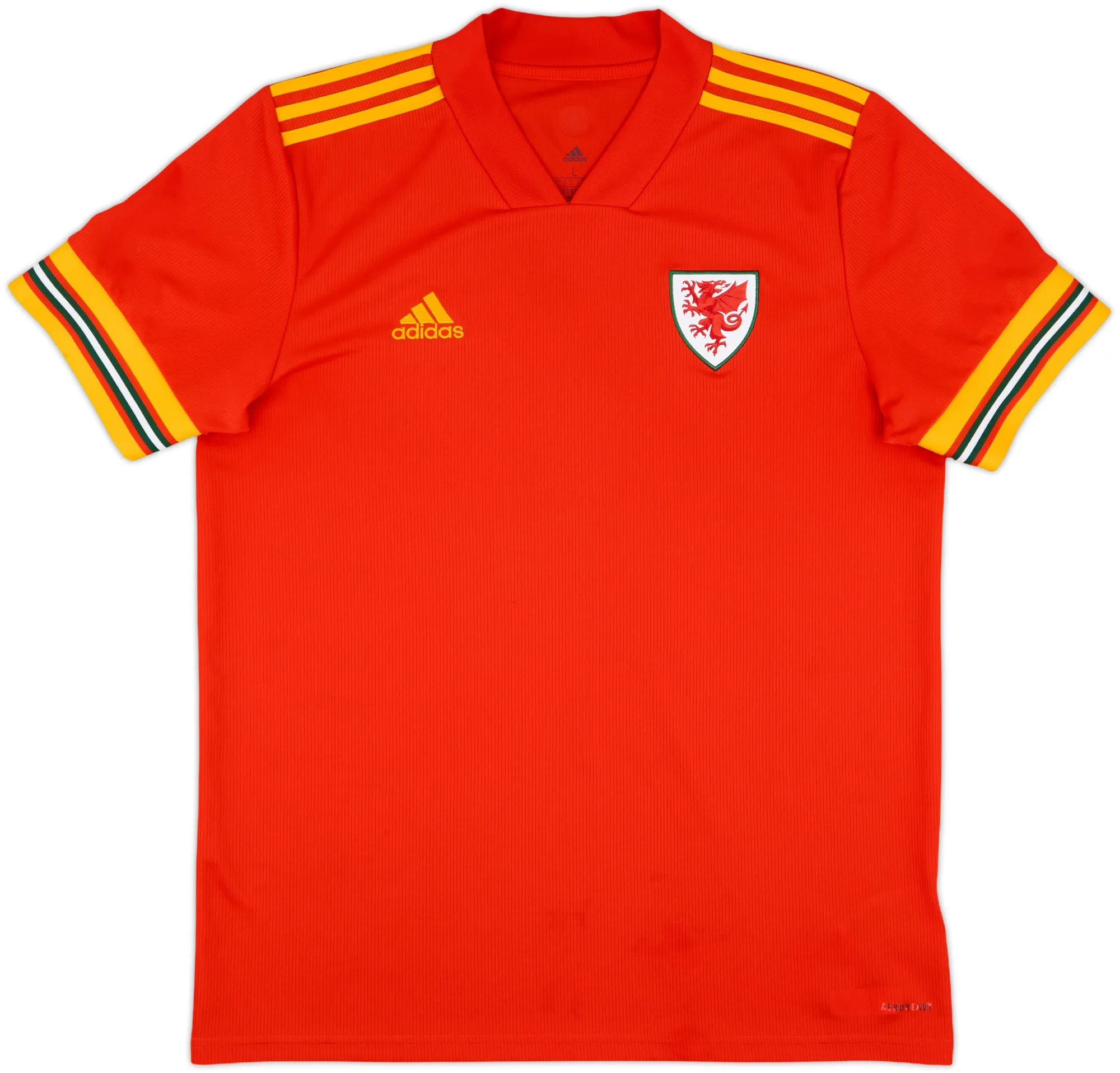adidas Wales Mens SS Home Shirt 2020